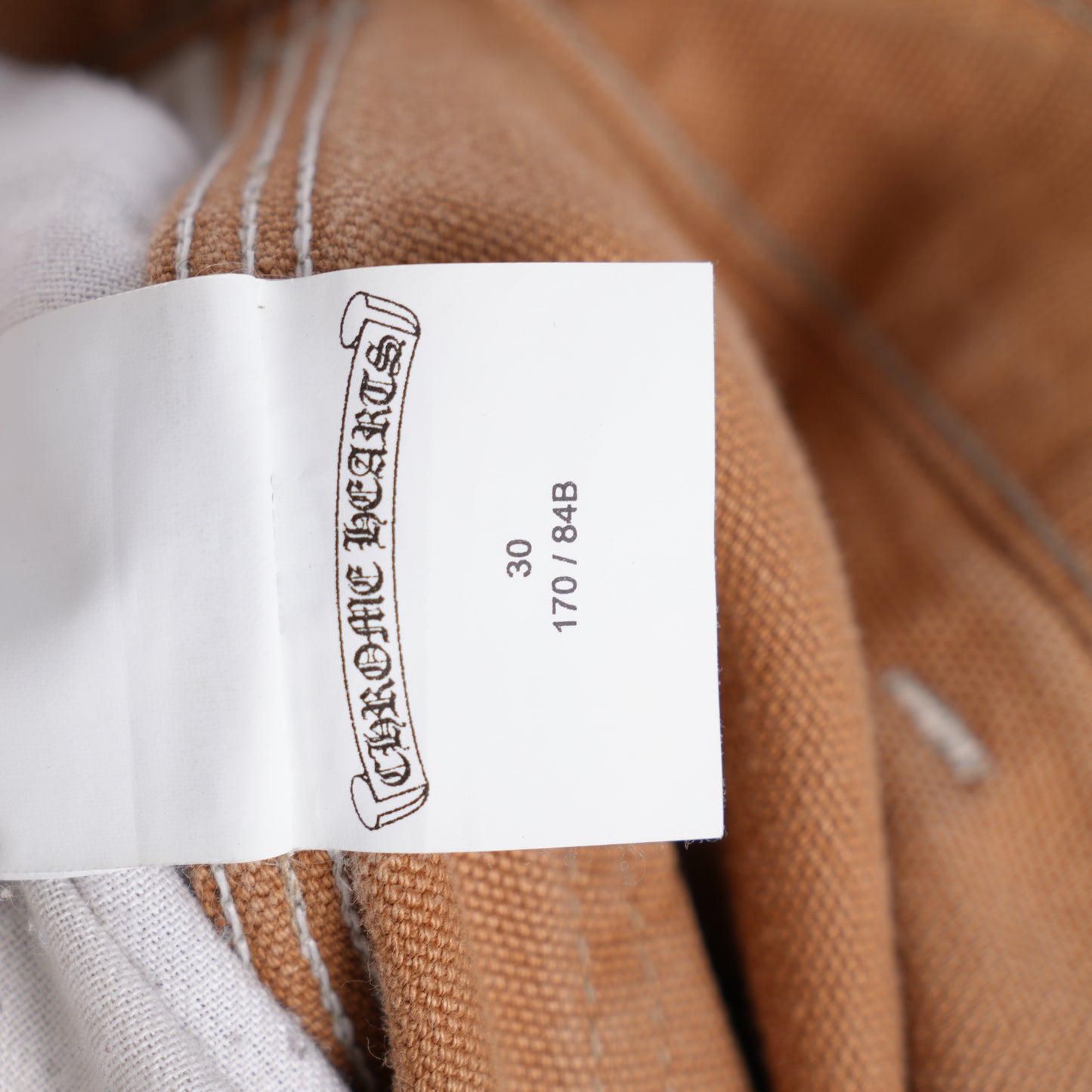 CHROME HEARTS DOUBLE KNEE SEX BROWN CAMO PATCH PANTS