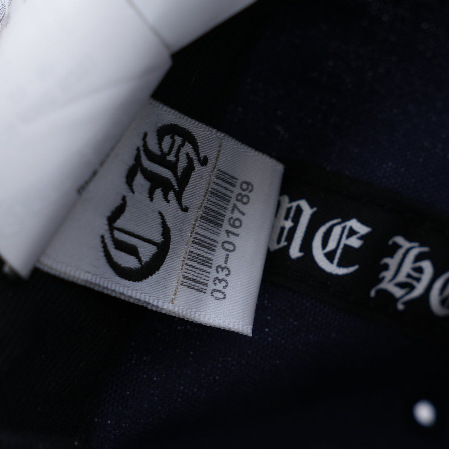 CHROME HEARTS NAVY LOGO HAT