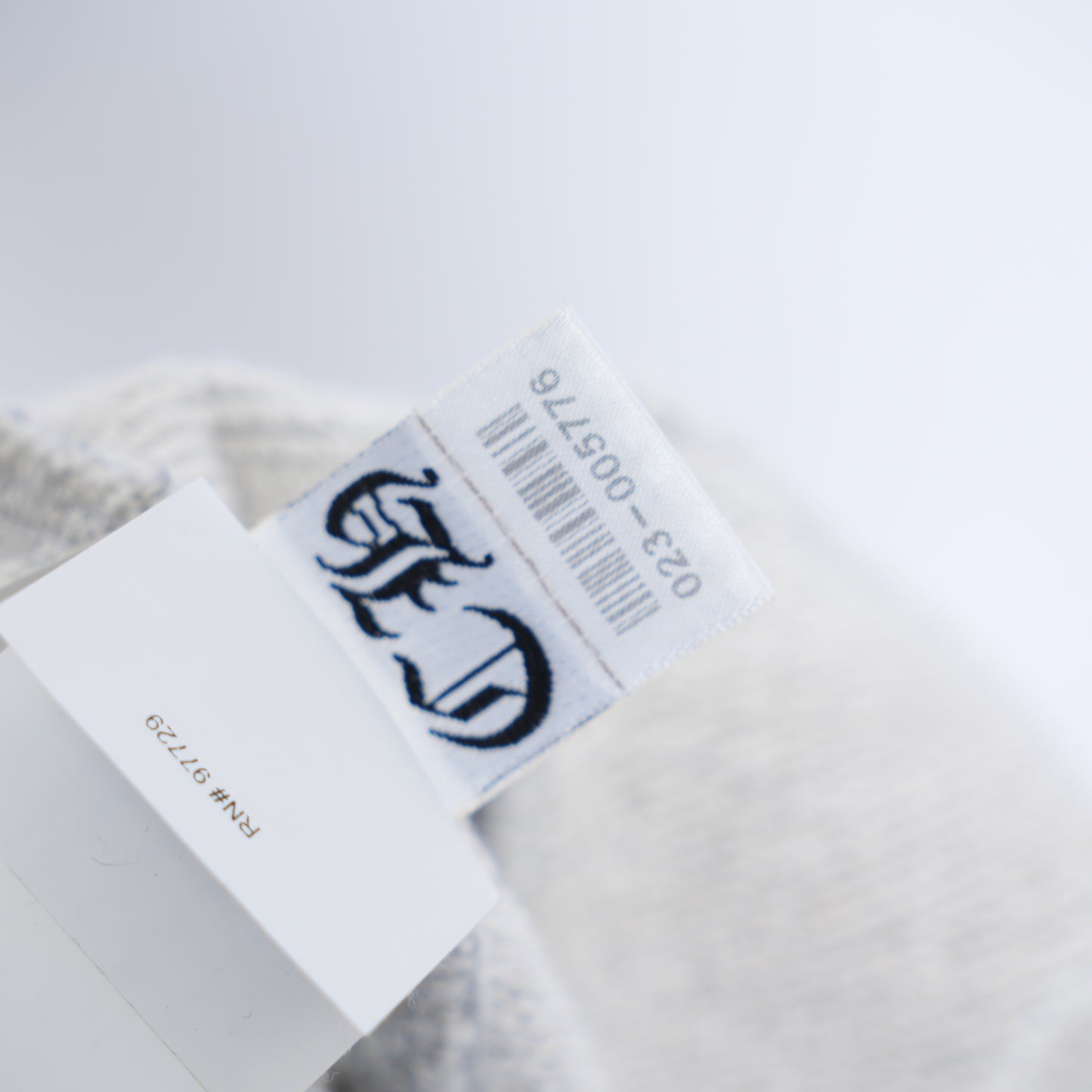 CHROME HEARTS GREY JOGGER PLUS CROSS PATCH SWEATPANTS