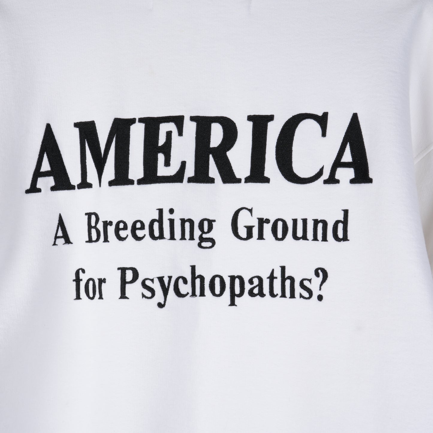ERD 'AMERICAN PSYCOPATHS' EMBRIODERED SWEATSHIRT