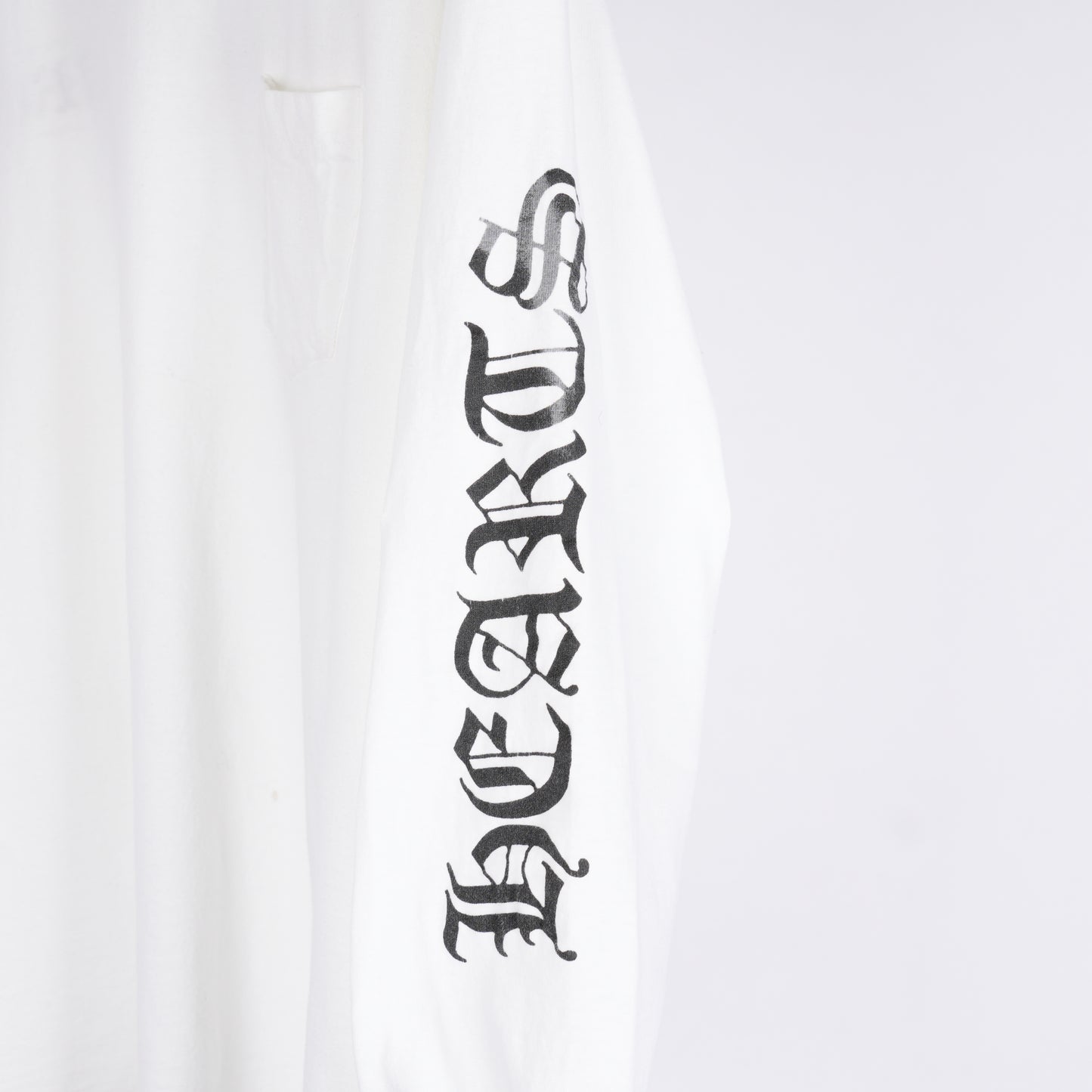 CHROME HEARTS VINTAGE WHITE SCROLL LONG SLEEVE