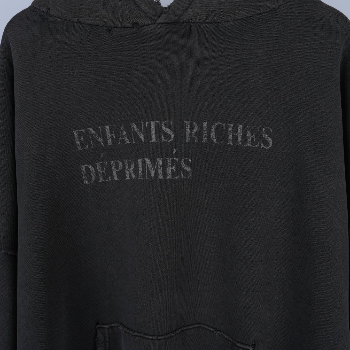 ERD GREY LOGO HOODIE