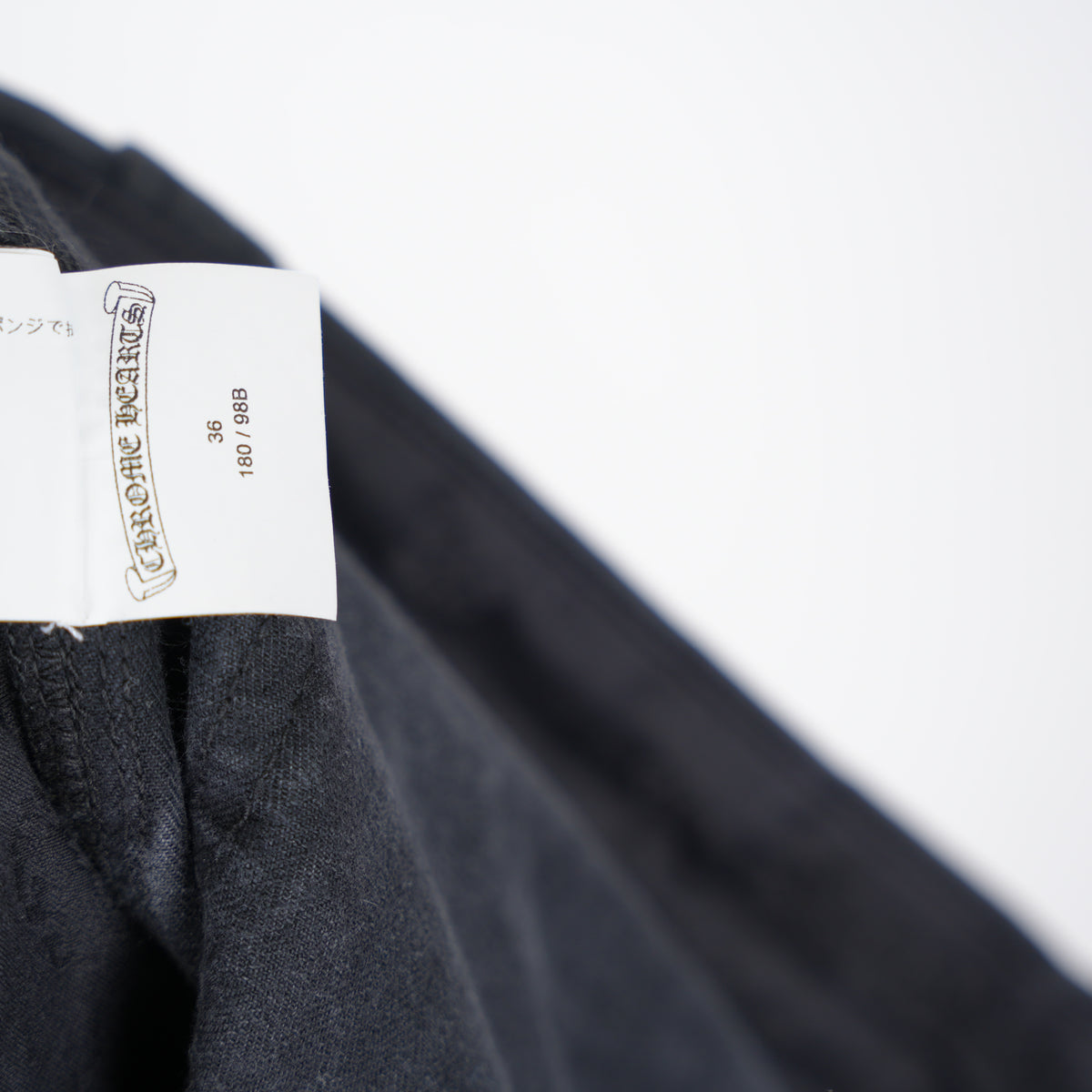 CHROME HEARTS HERRINGBONE CARPENTER PANTS