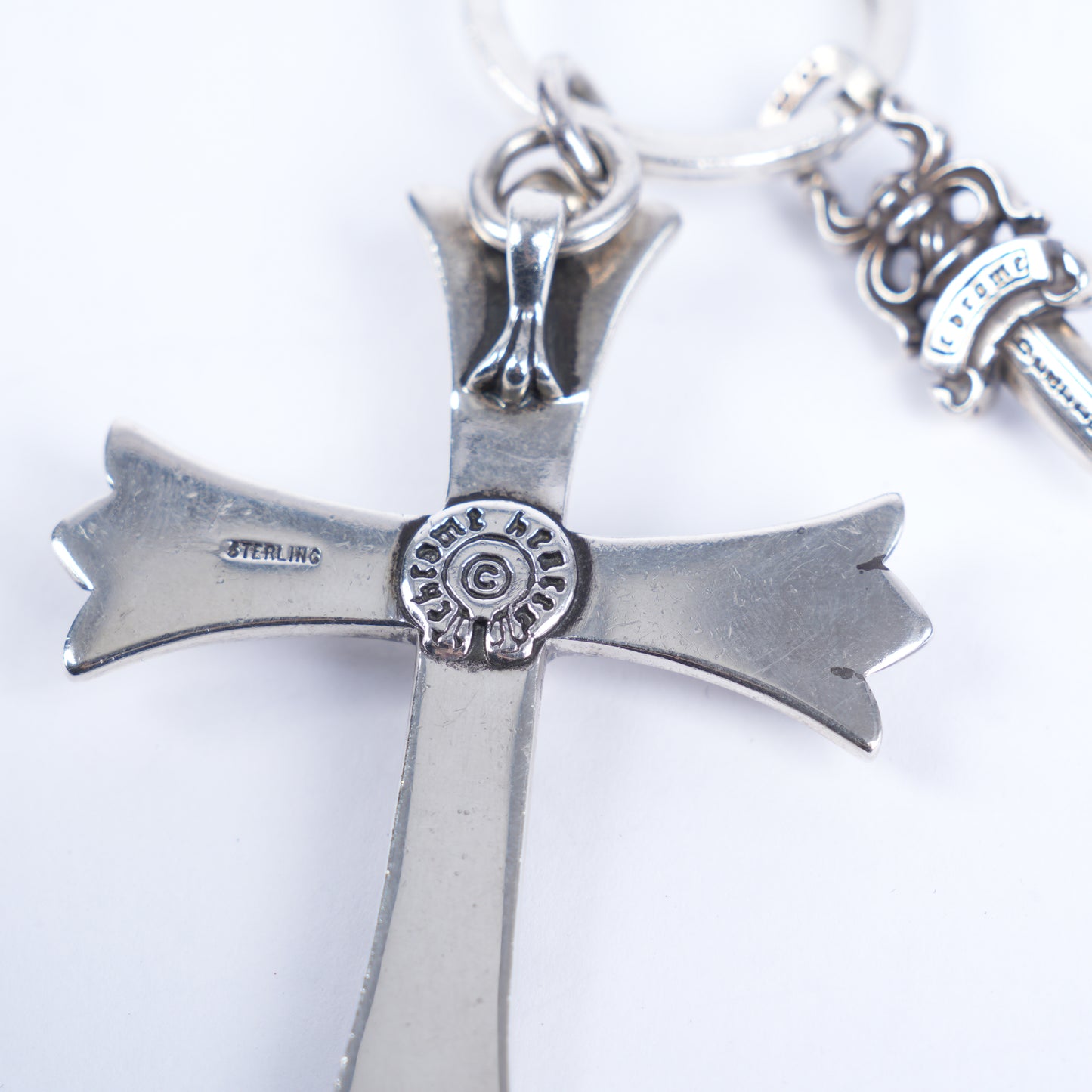 CHROME HEARTS LARGE CROSS PENDANT + DAGGER