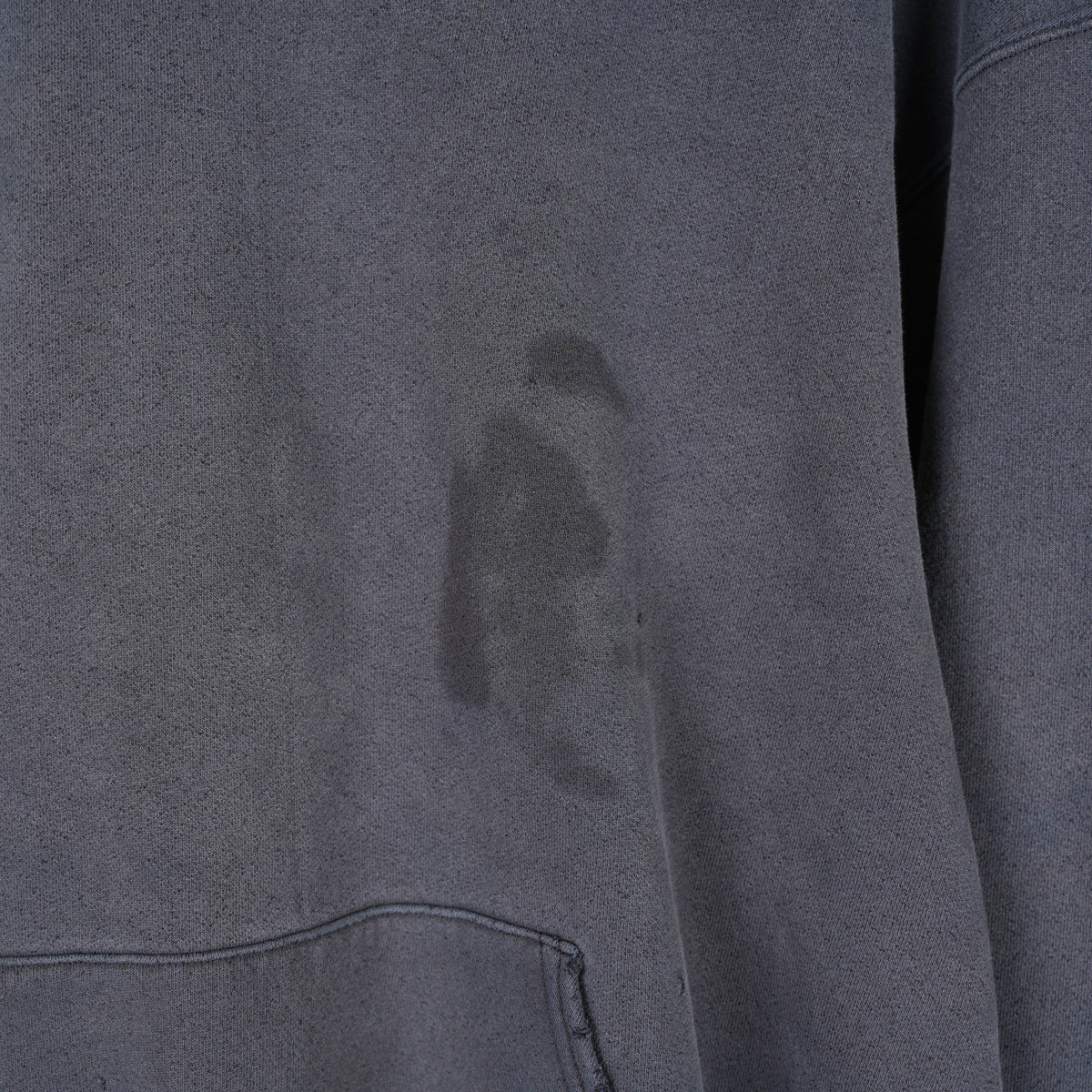 VINTAGE THRASHED BLANK FADED PULLOVER HOODIE