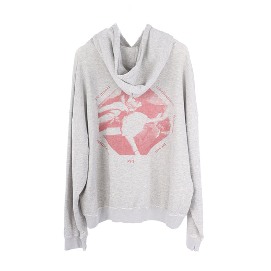 ERD YOU ARE NOTHING HEATHER GREY SWEATSHIRT HOODIE