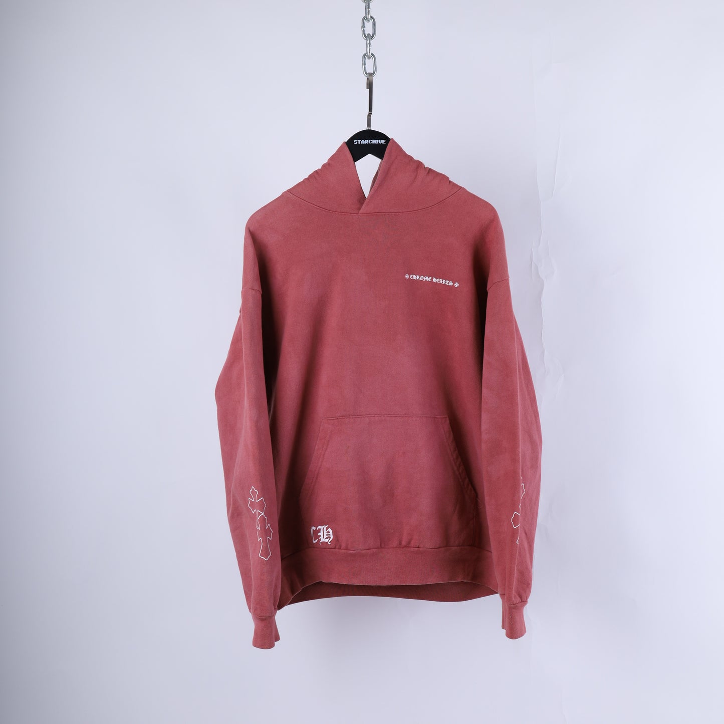 Chrome Hearts Red CLB Friends and Family Exclusive Hoodie