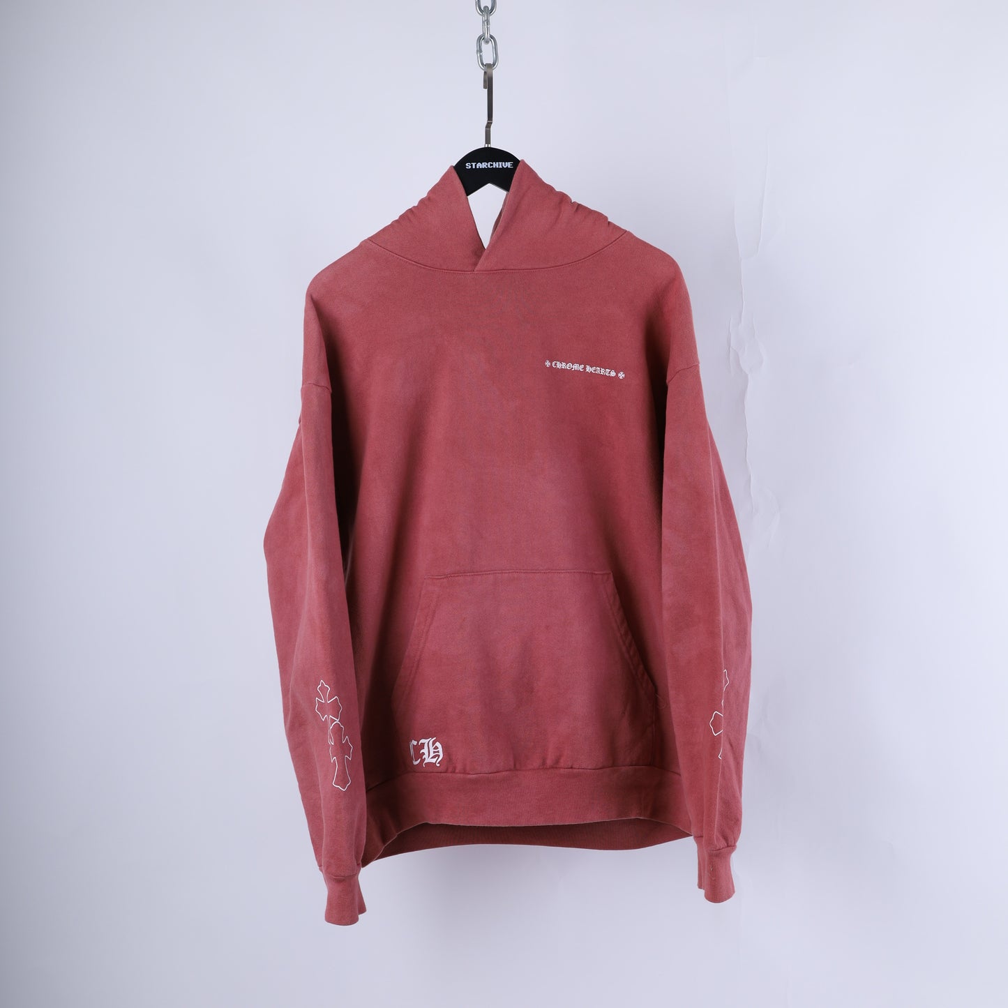Chrome Hearts Red CLB Friends and Family Exclusive Hoodie