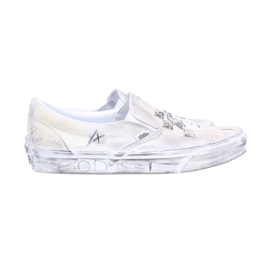 PALY 1/1 HAND DRAWN VANS SLIP ONS