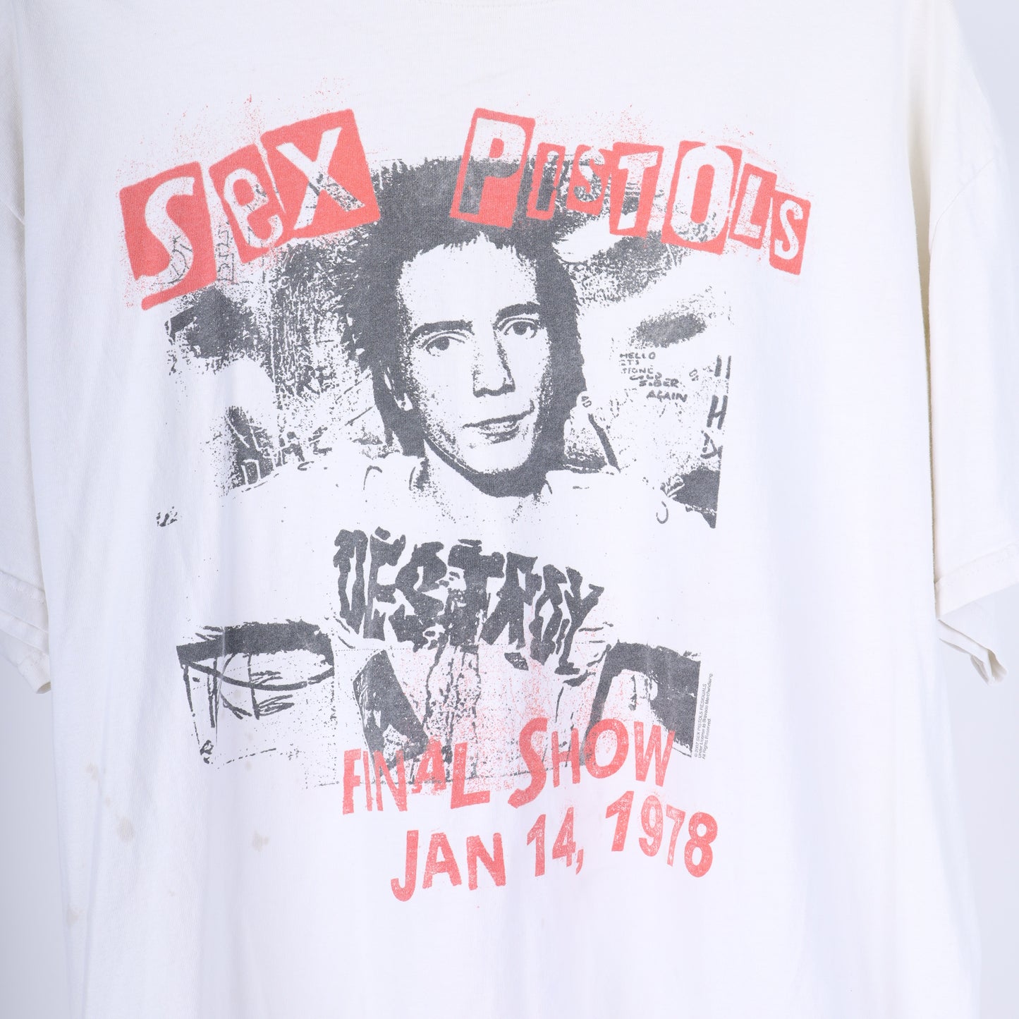 VINTAGE SEX PISTOLS FINAL SHOW T-SHIRT