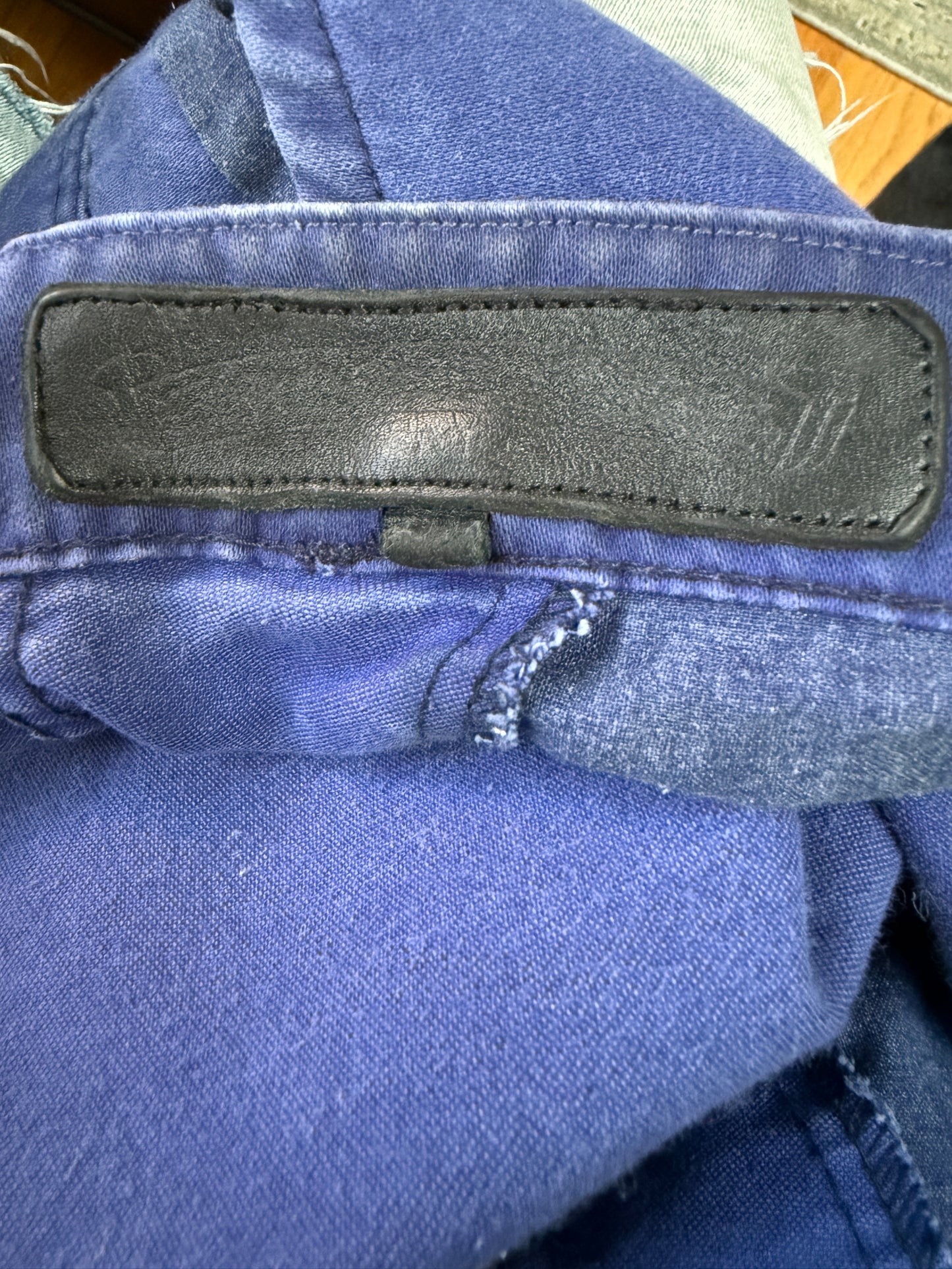 CHROME HEARTS FRENCH WORKWEAR BLUE PANTS