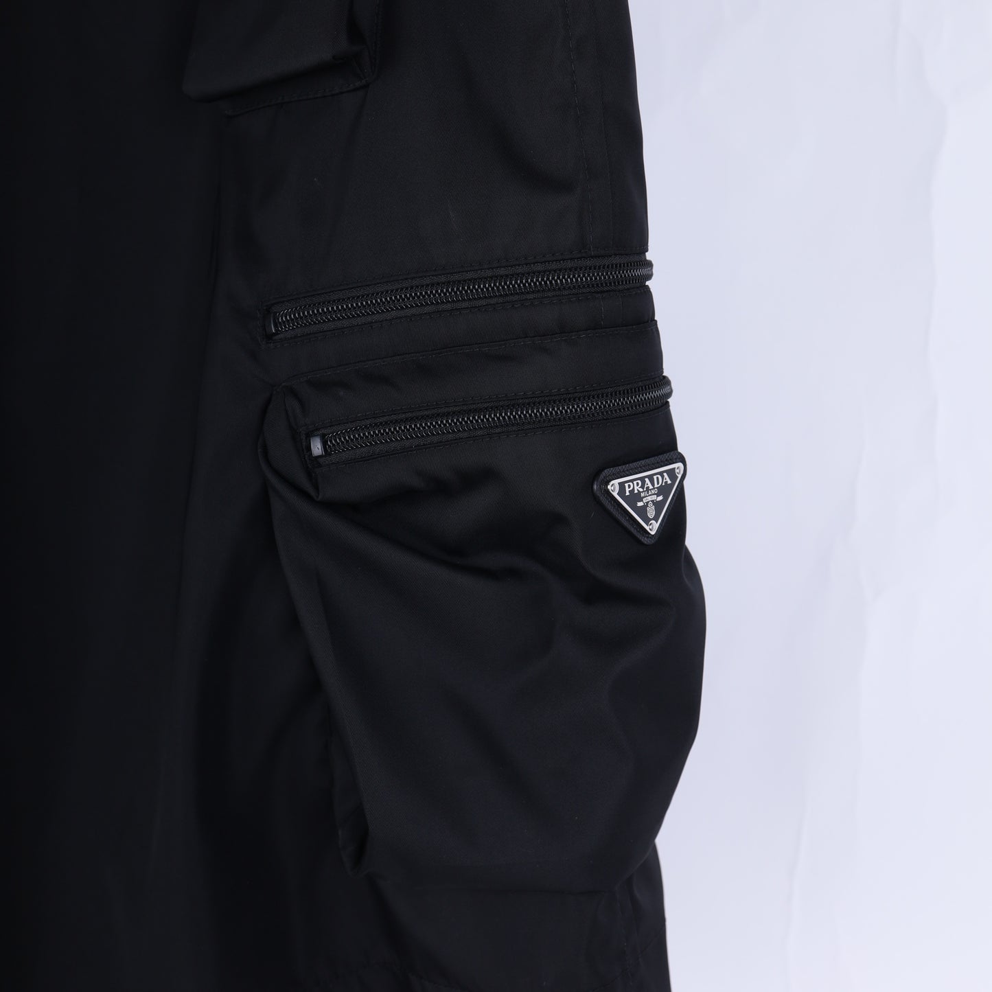PRADA NYLON CARGO SHORTS