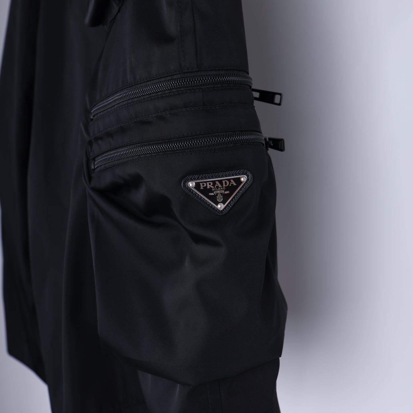 PRADA NYLON CARGO SHORTS
