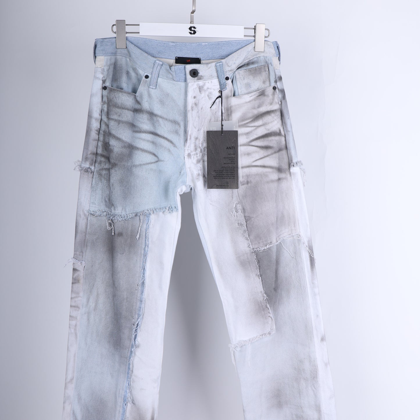 ANT/ANTI WHITE THRASHED DENIM