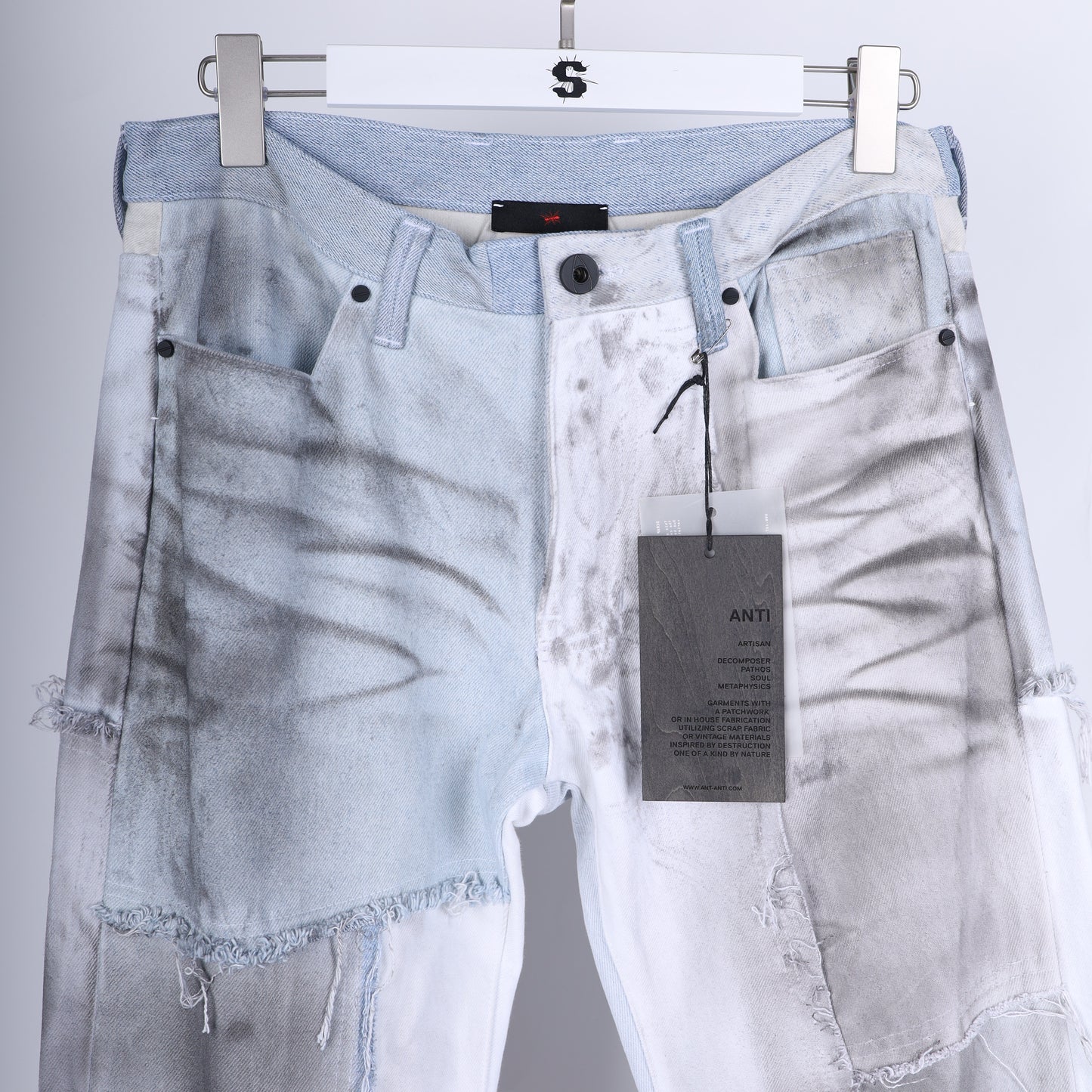 ANT/ANTI WHITE THRASHED DENIM