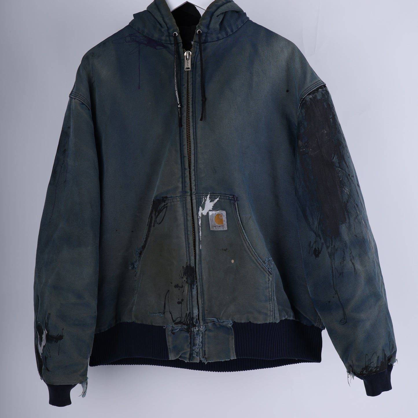 REB001 1 OF 1 HAND DRAWN FADED CARHARTT WORK JACKET
