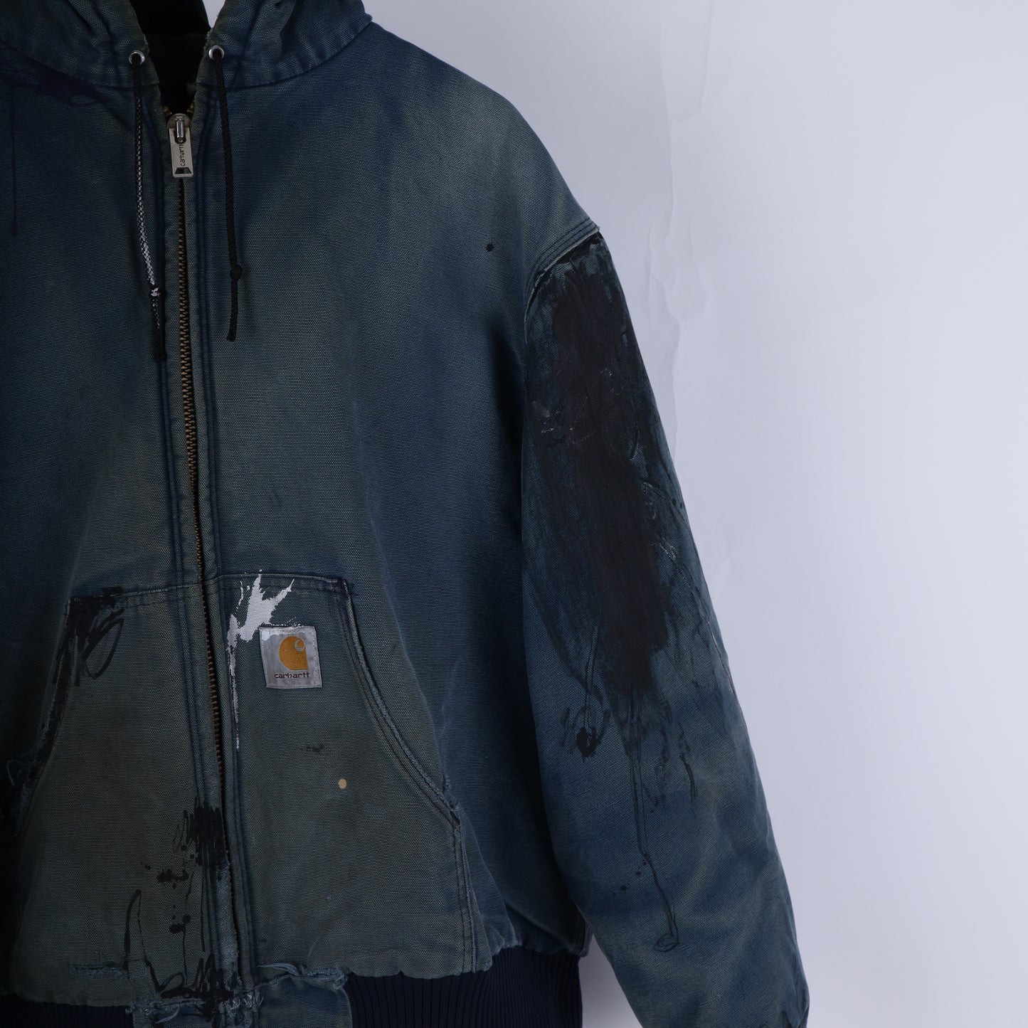 REB001 1 OF 1 HAND DRAWN FADED CARHARTT WORK JACKET