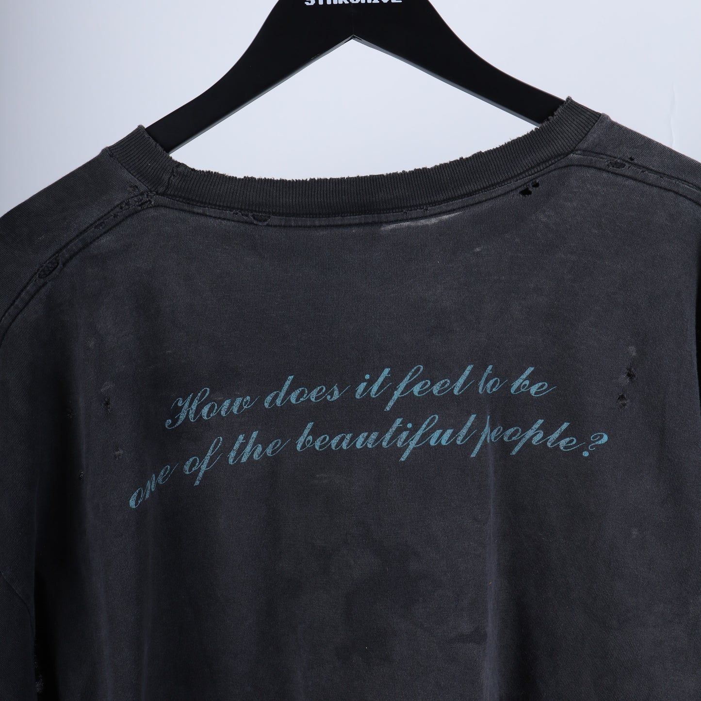 MARILYN MANSON BEAUTIFUL PEOPLE THRASHED FADED T-SHIRT