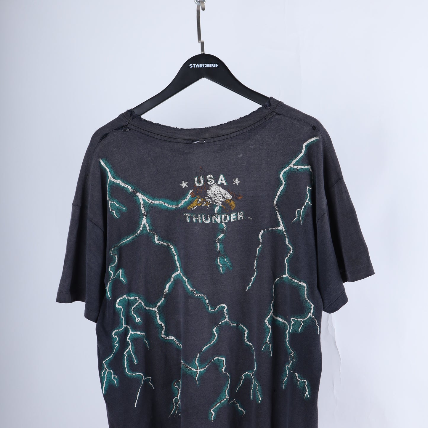 VINTAGE FADED USA THUNDER DRAGON T-SHIRT