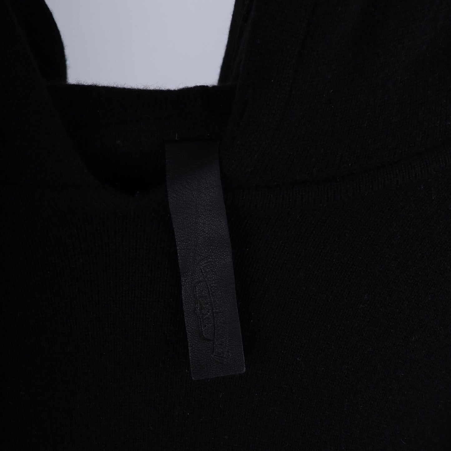 CHROME HEARTS CASHMERE HOODIE WITH FLEUR PATCHES