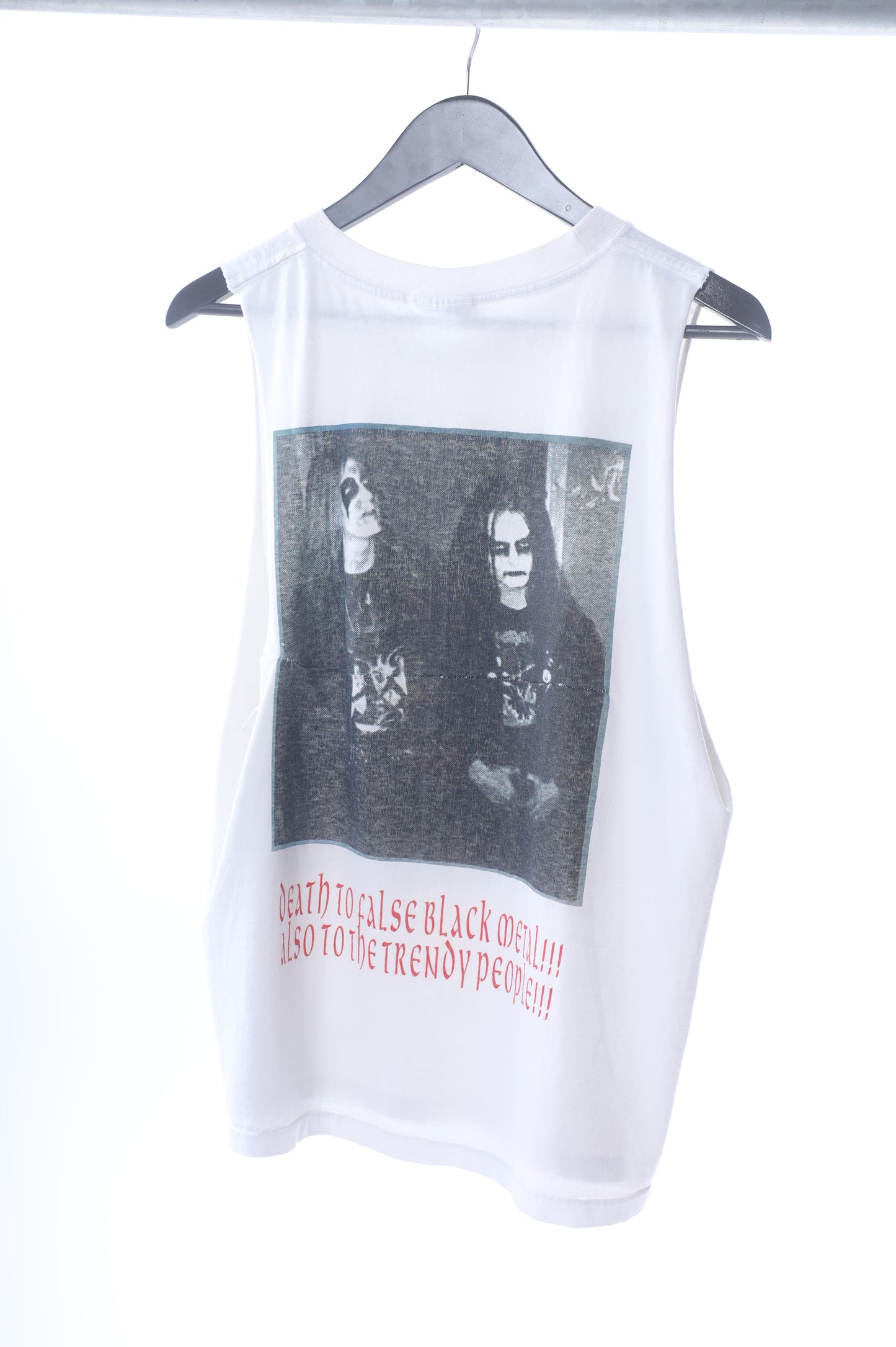 MAYHEM CUT OFF BLACK METAL TANK TOP