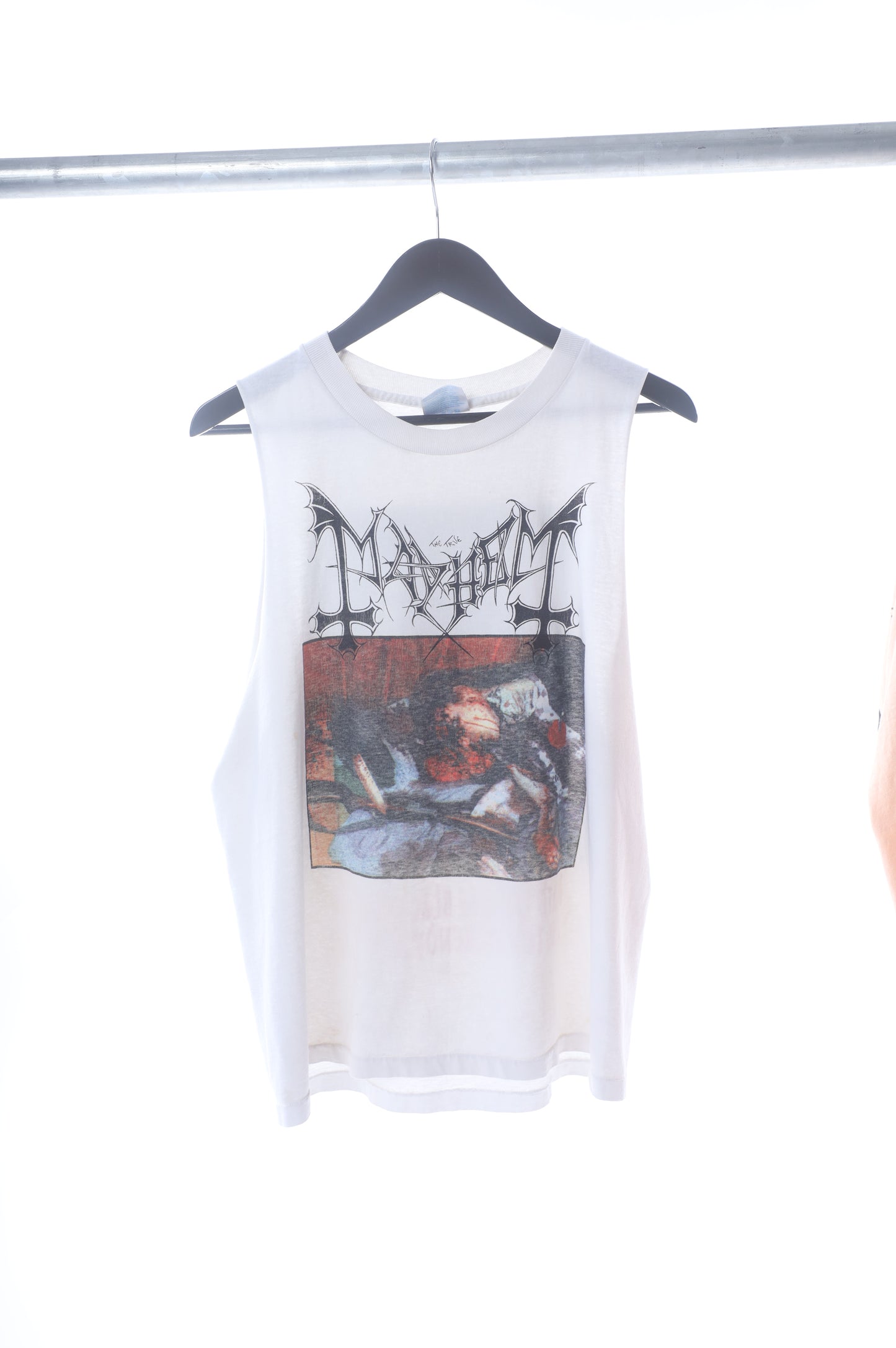 MAYHEM CUT OFF BLACK METAL TANK TOP