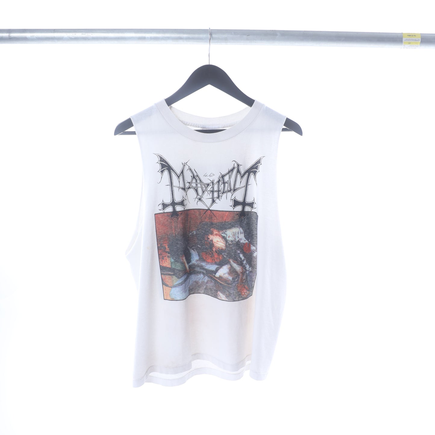 MAYHEM CUT OFF BLACK METAL TANK TOP