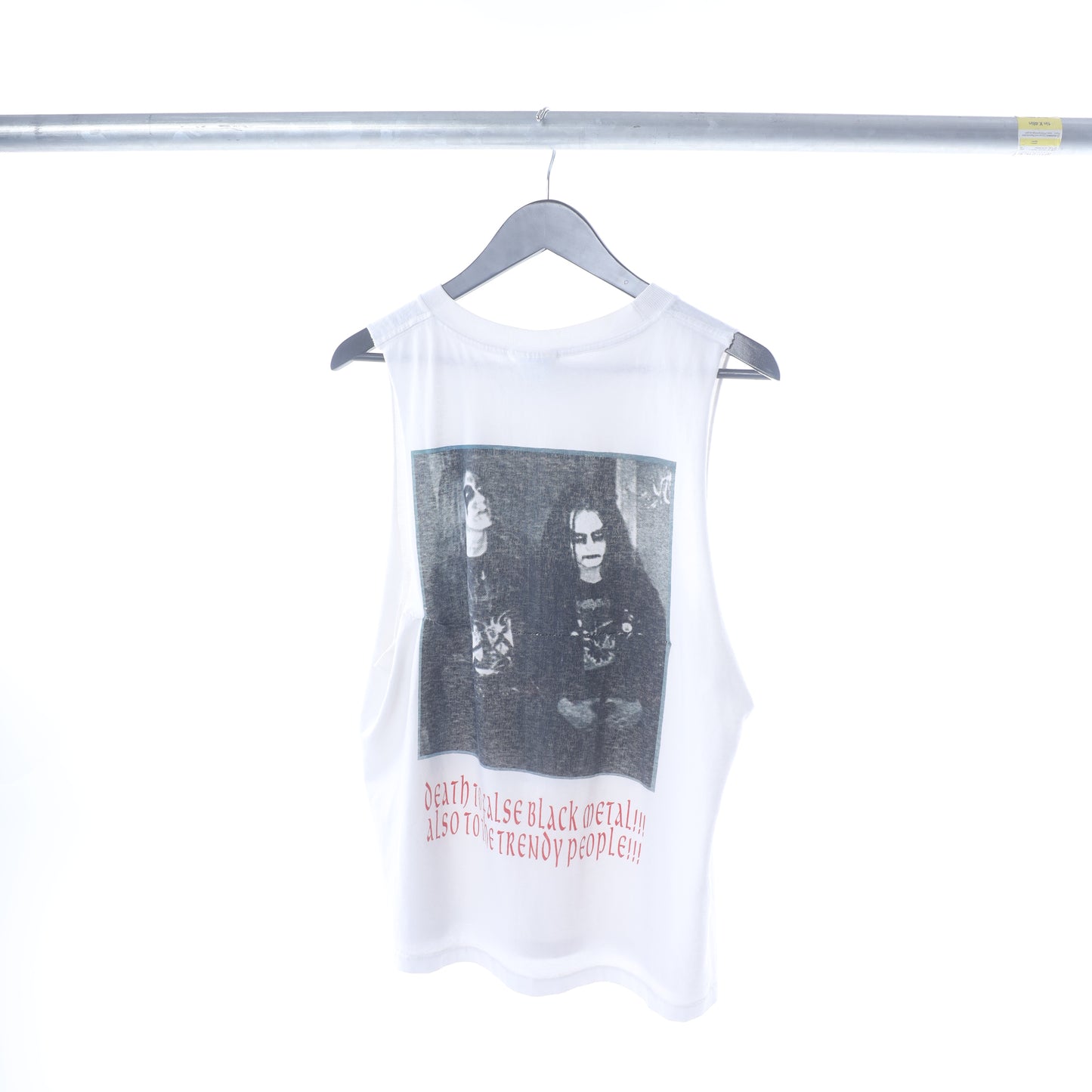 MAYHEM CUT OFF BLACK METAL TANK TOP