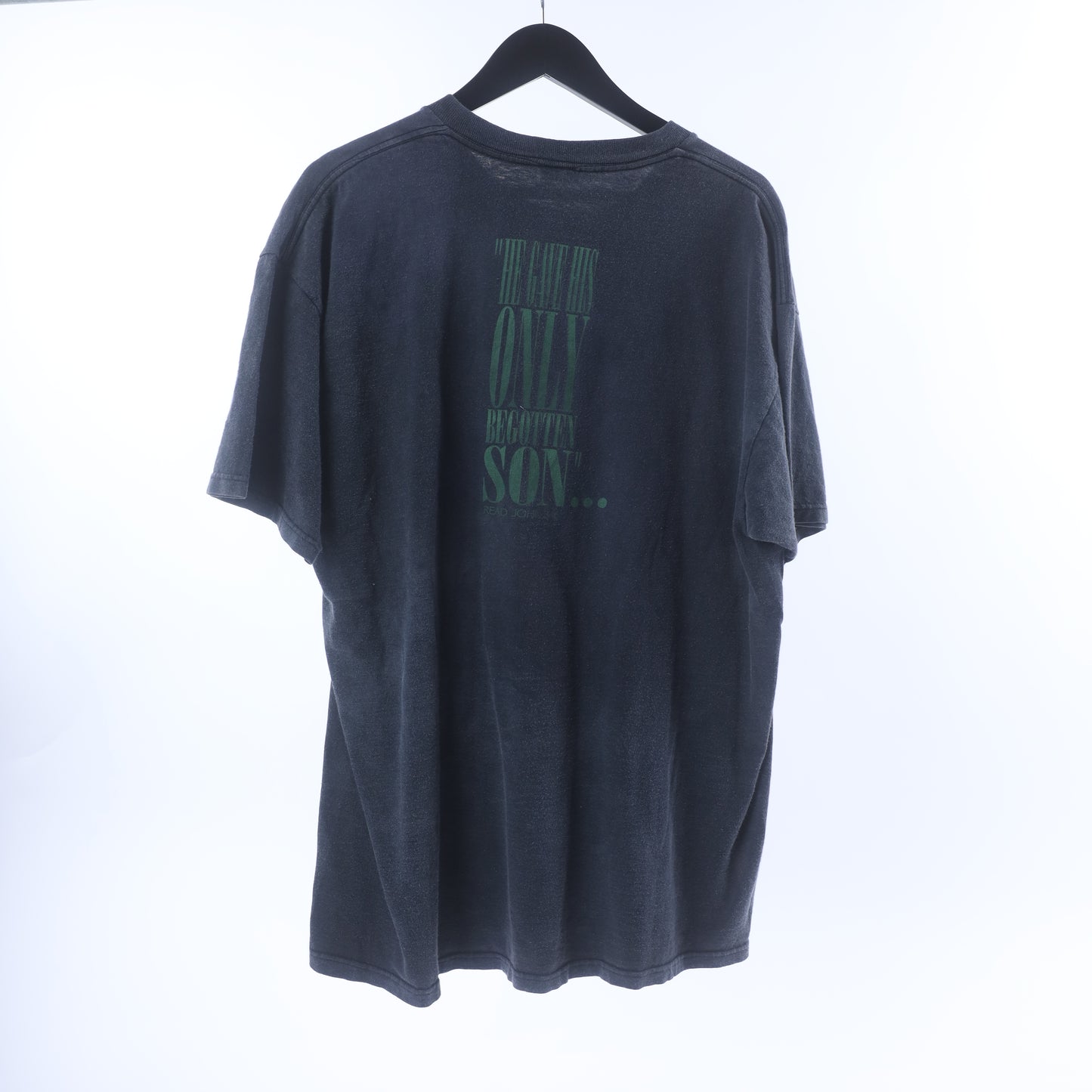 Faded What Has God Ever Done For You Vintage Tee XL