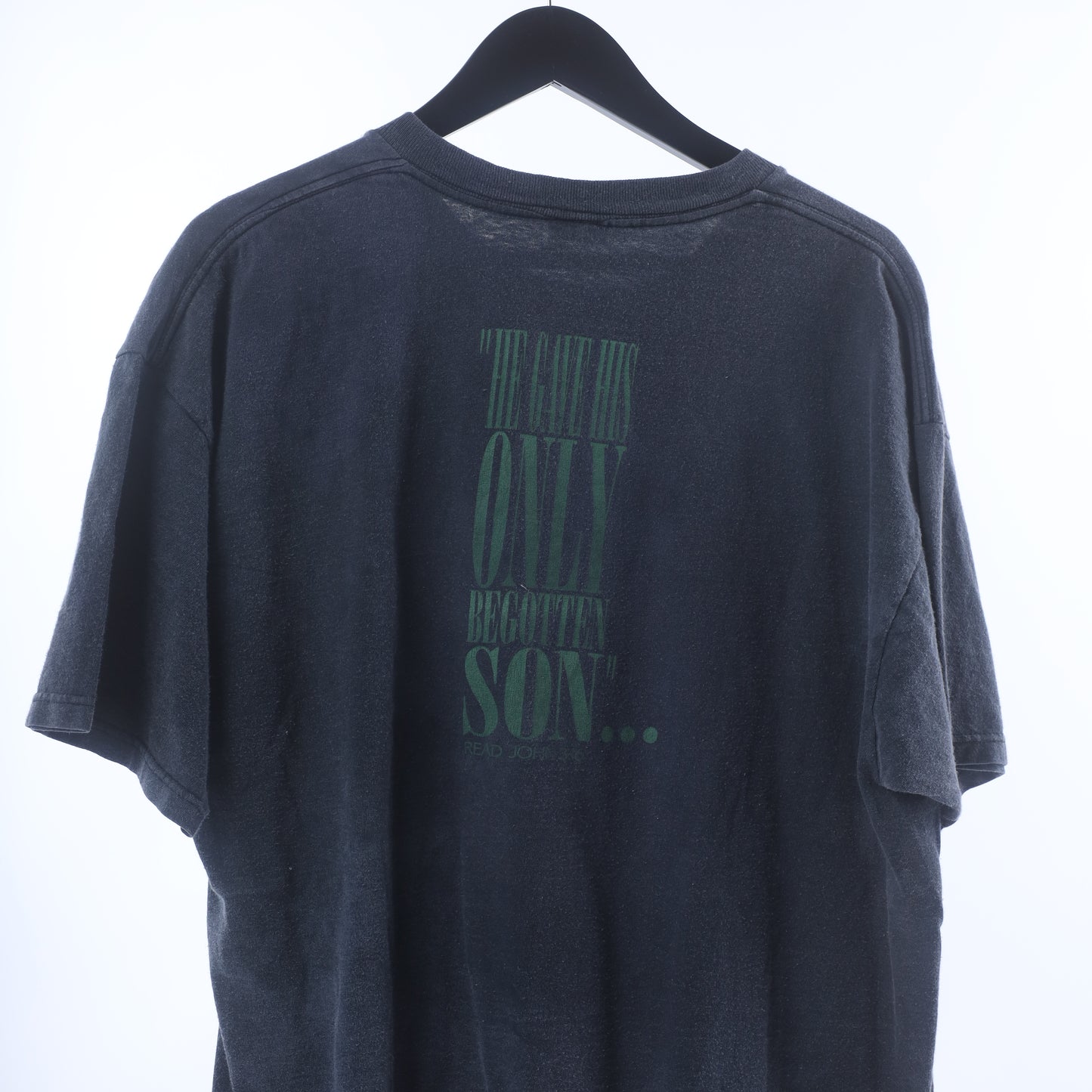 Faded What Has God Ever Done For You Vintage Tee XL