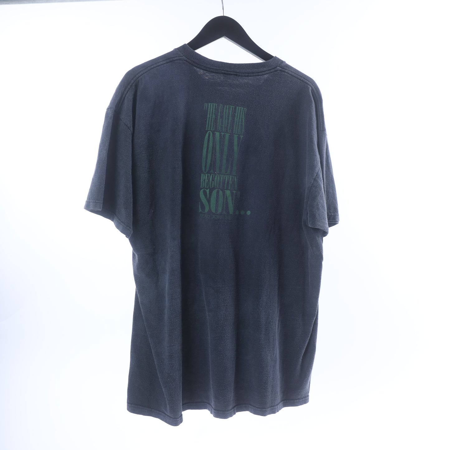 Faded What Has God Ever Done For You Vintage Tee XL