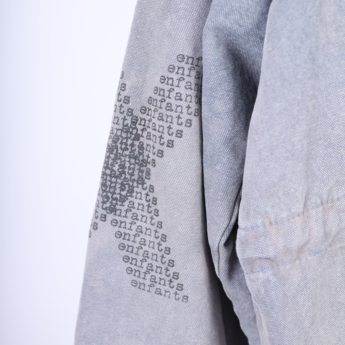 ERD GREY SCREENPRINTED PARKA