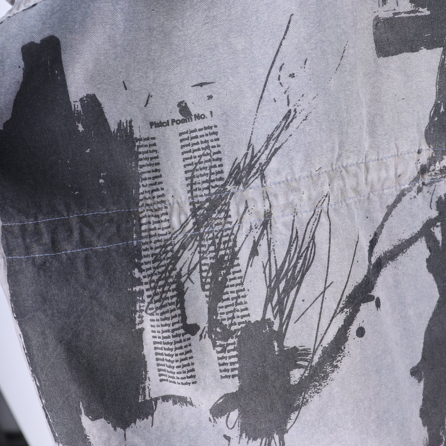 ERD GREY SCREENPRINTED PARKA