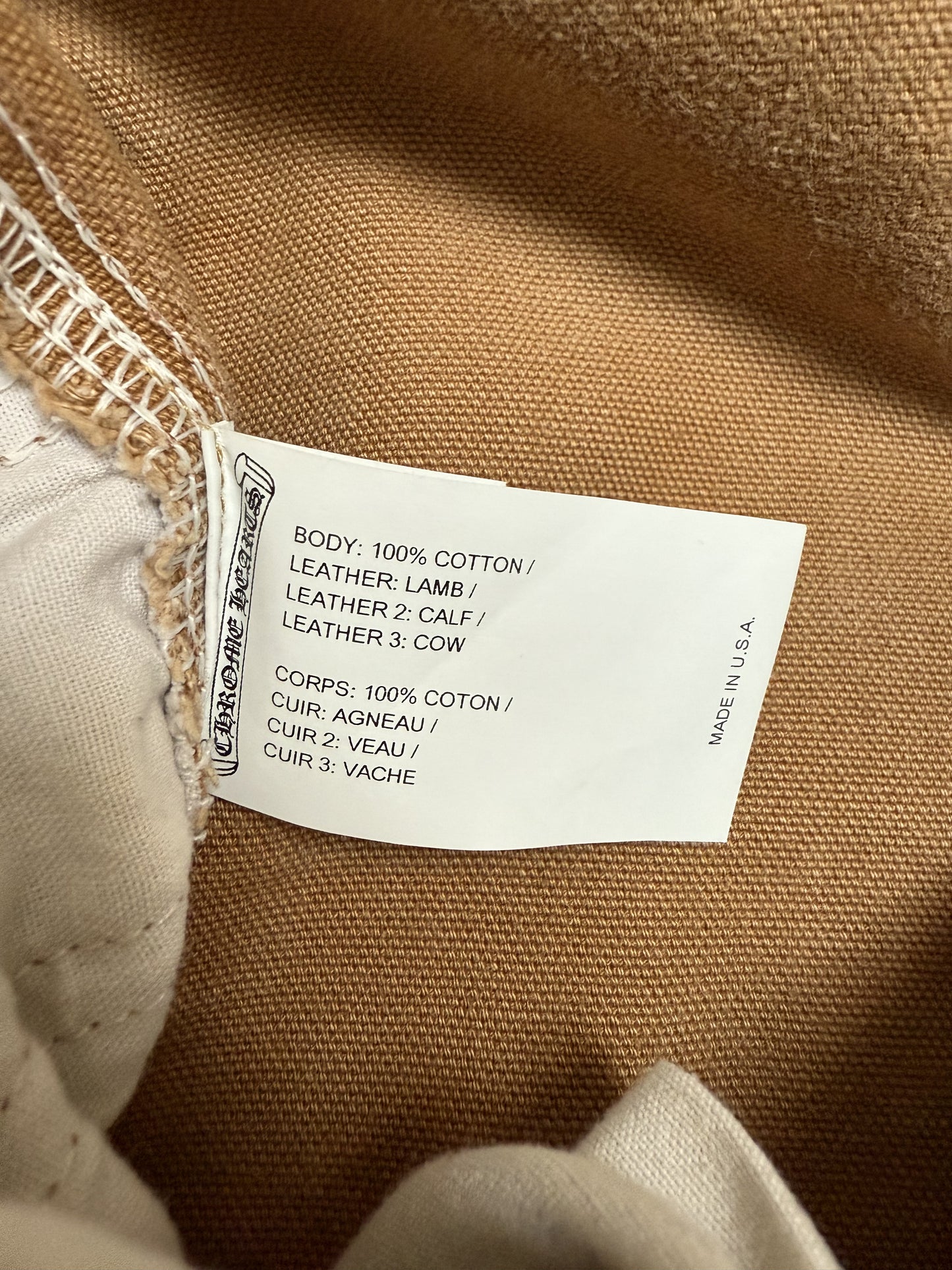 CHROME HEARTS SEX RECORDS X GALLERY DEPT FLARED CARPENTER PANTS