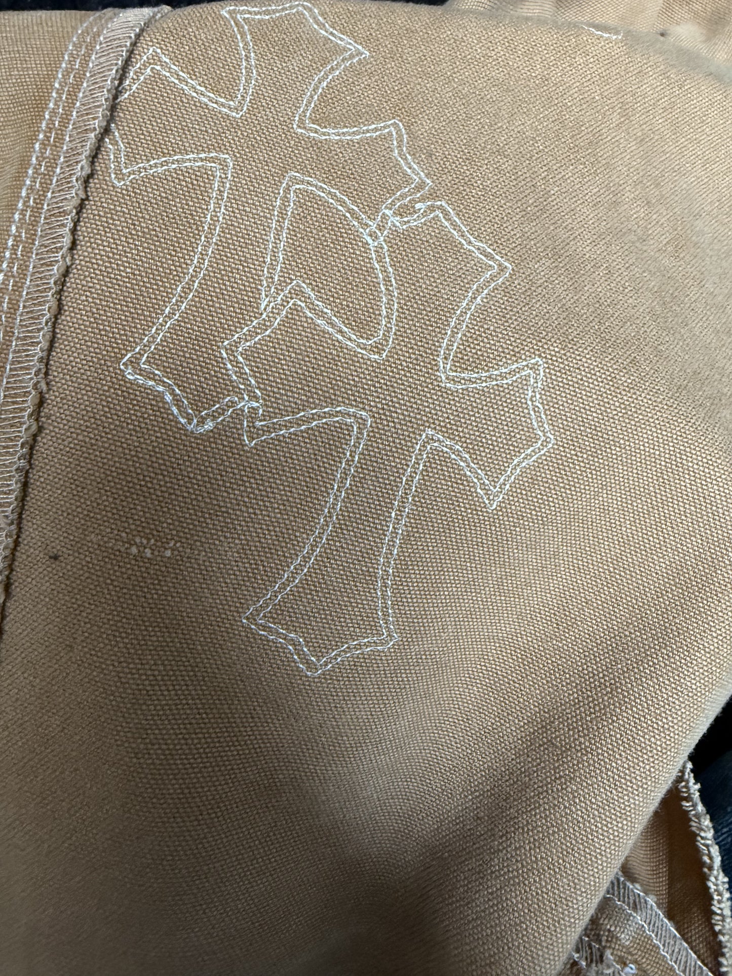 CHROME HEARTS SEX RECORDS X GALLERY DEPT FLARED CARPENTER PANTS