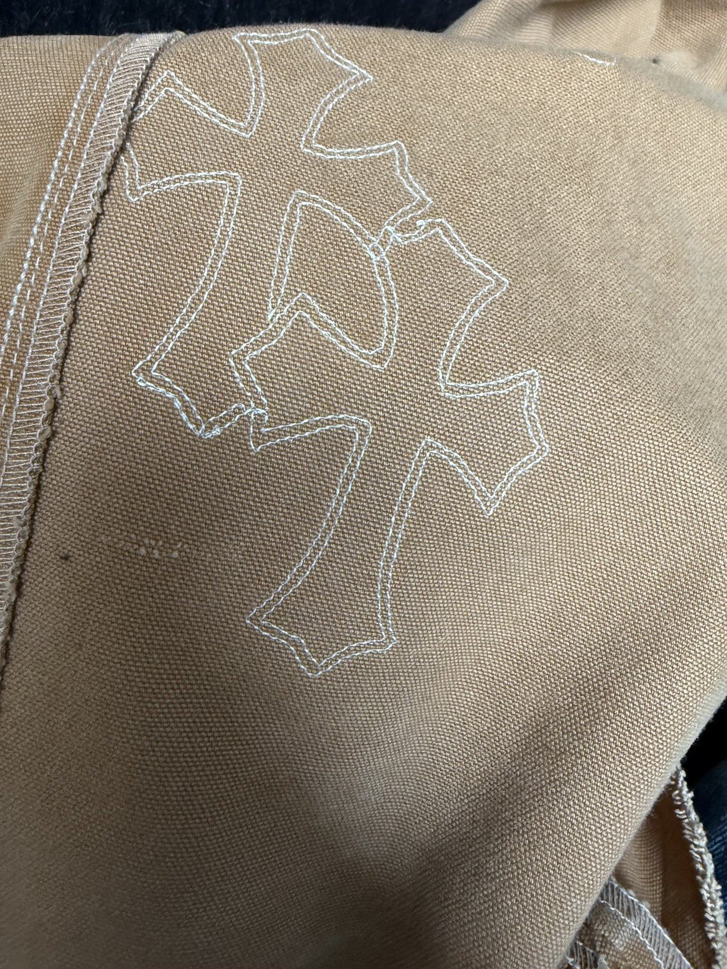 CHROME HEARTS SEX RECORDS X GALLERY DEPT FLARED CARPENTER PANTS