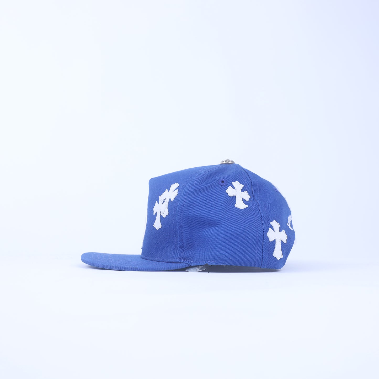 BLUE/WHITE CH CROSS PATCH HAT