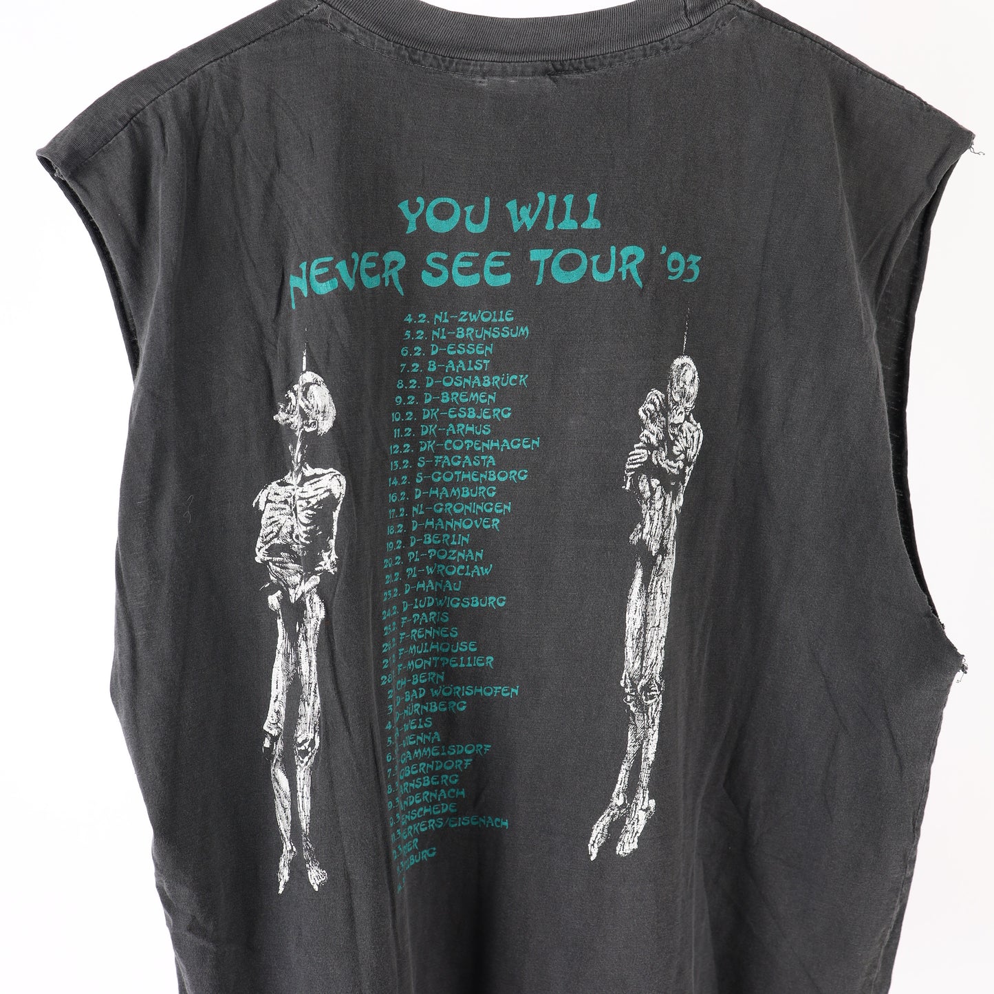 GRAVE YOU WILL NEVER SEE TOUR 1993 CUT OFF