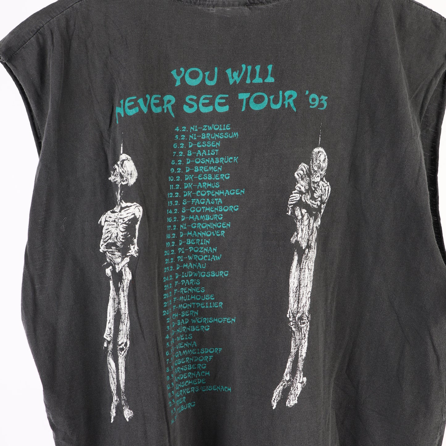 GRAVE YOU WILL NEVER SEE TOUR 1993 CUT OFF
