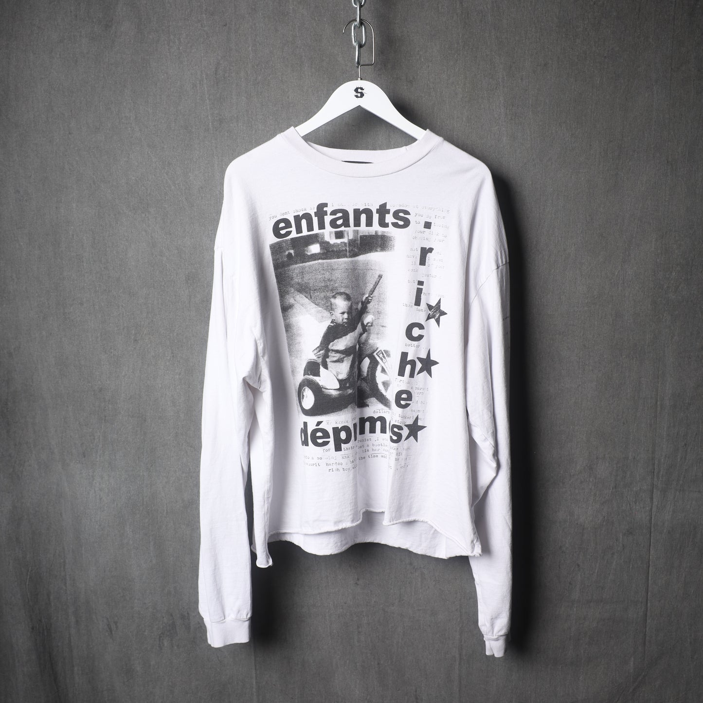 ERD WHITE 'MY UNDERGROUND TRICYCLE' LONGSLEEVE