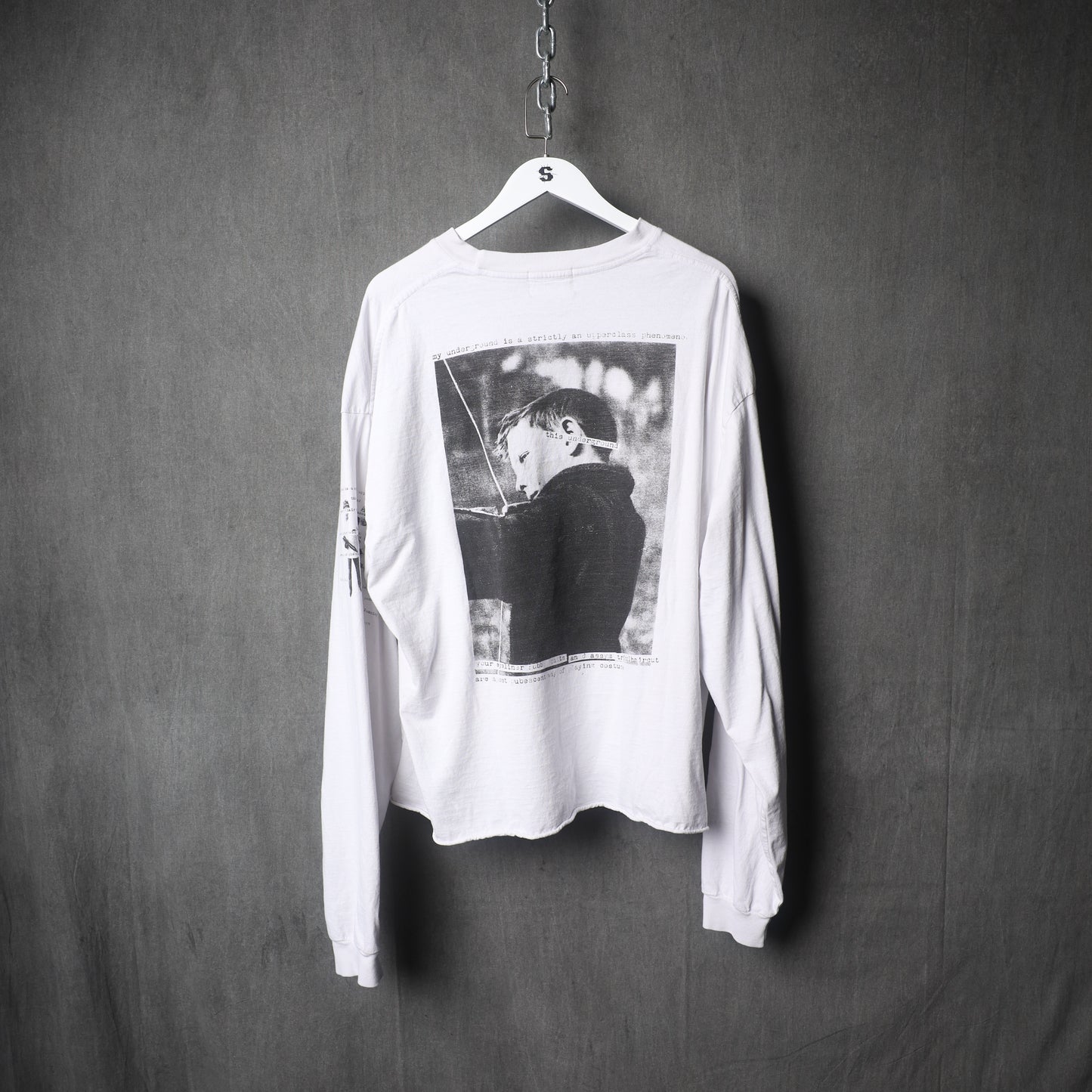 ERD WHITE 'MY UNDERGROUND TRICYCLE' LONGSLEEVE