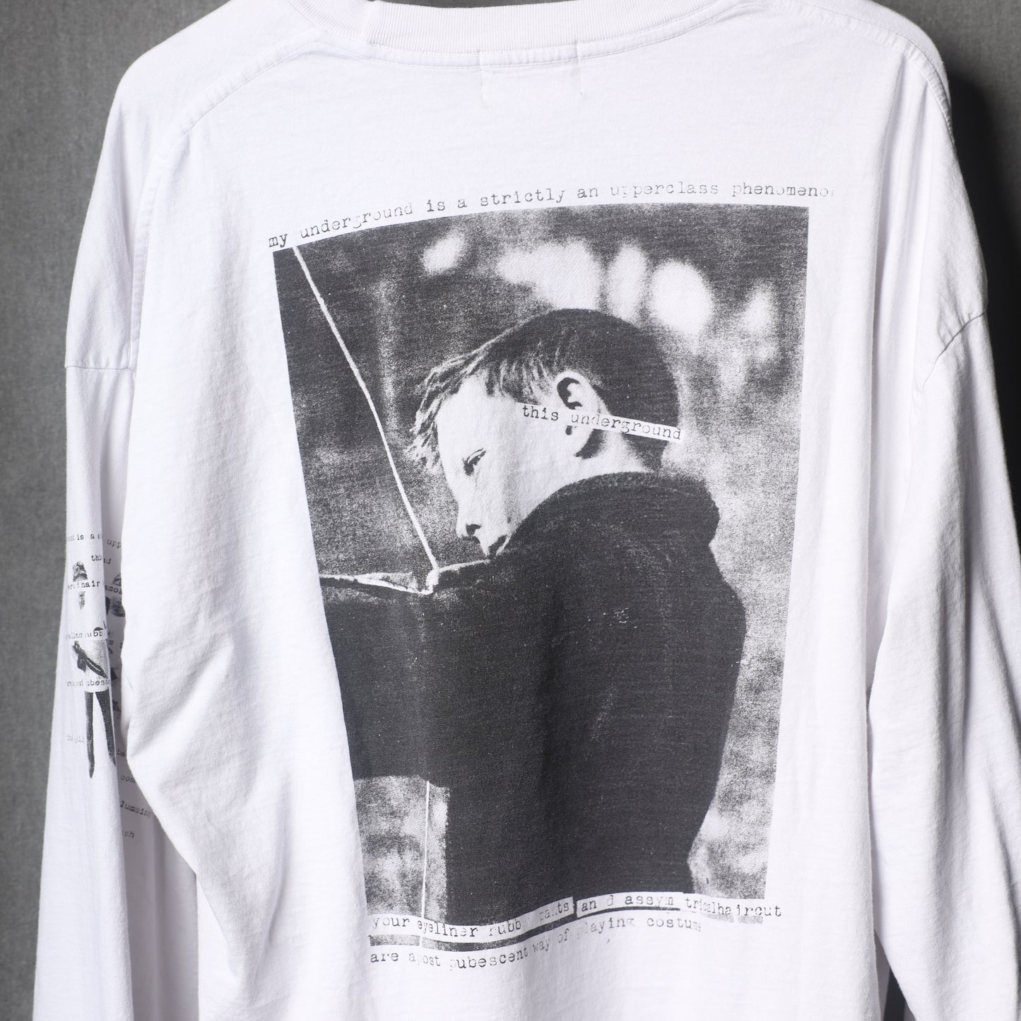 ERD WHITE 'MY UNDERGROUND TRICYCLE' LONGSLEEVE