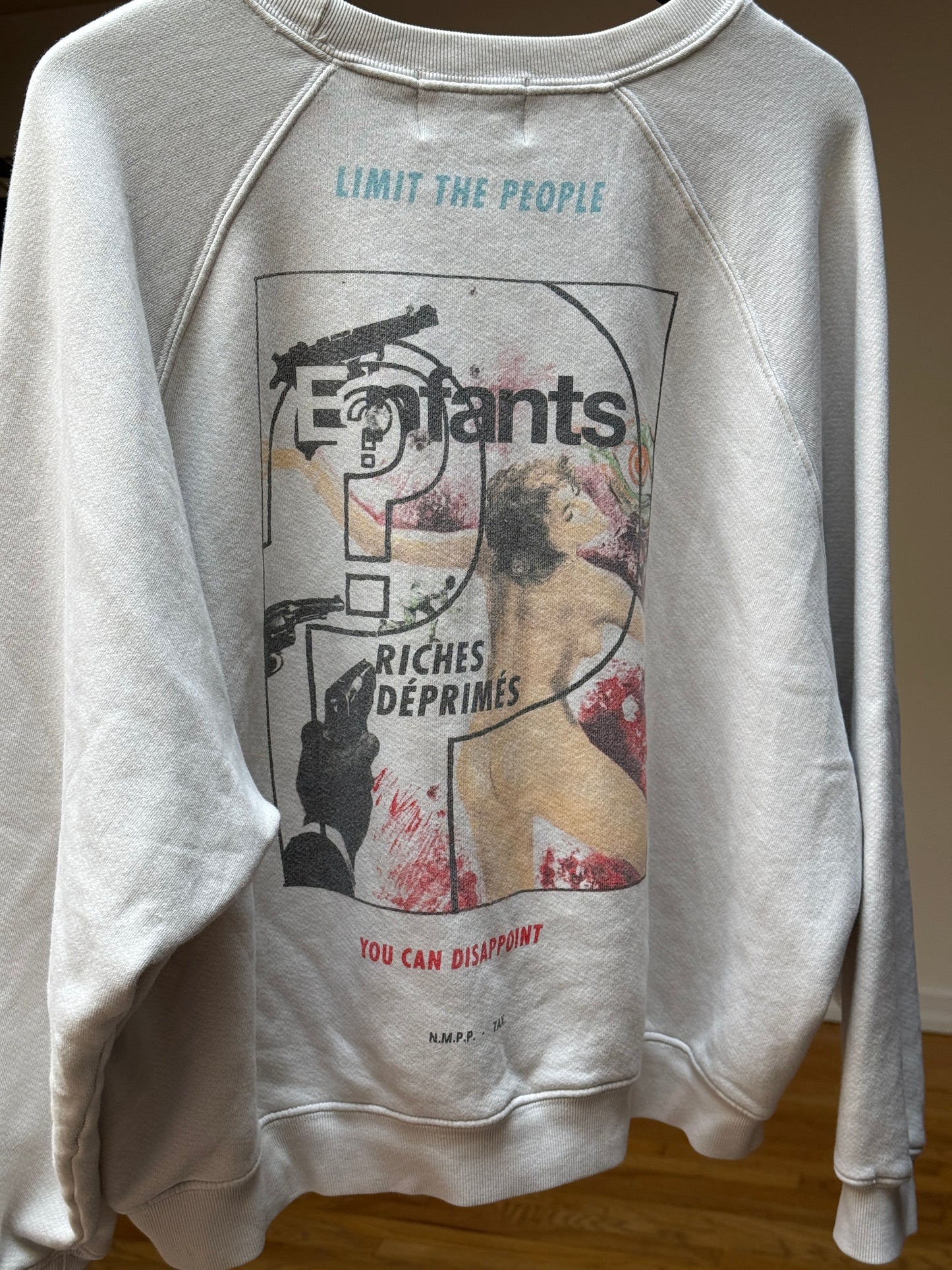 ERD Thrilling Cropped Printed Boxy Sweatshirt