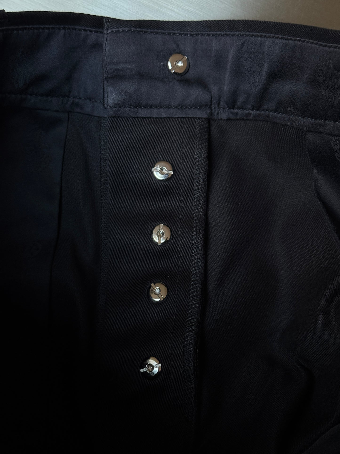 Chrome Hearts Army Camo Cross Patch Black Chino Pants