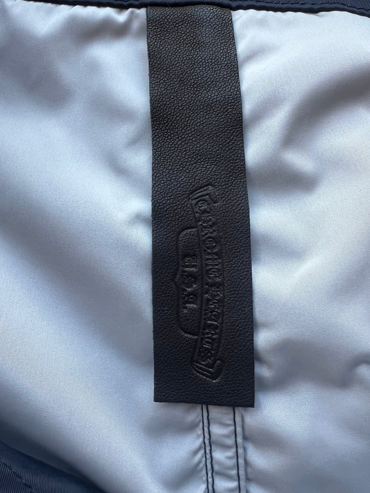 CHROME HEARTS NAVY CH PATCH BOARD SHORTS