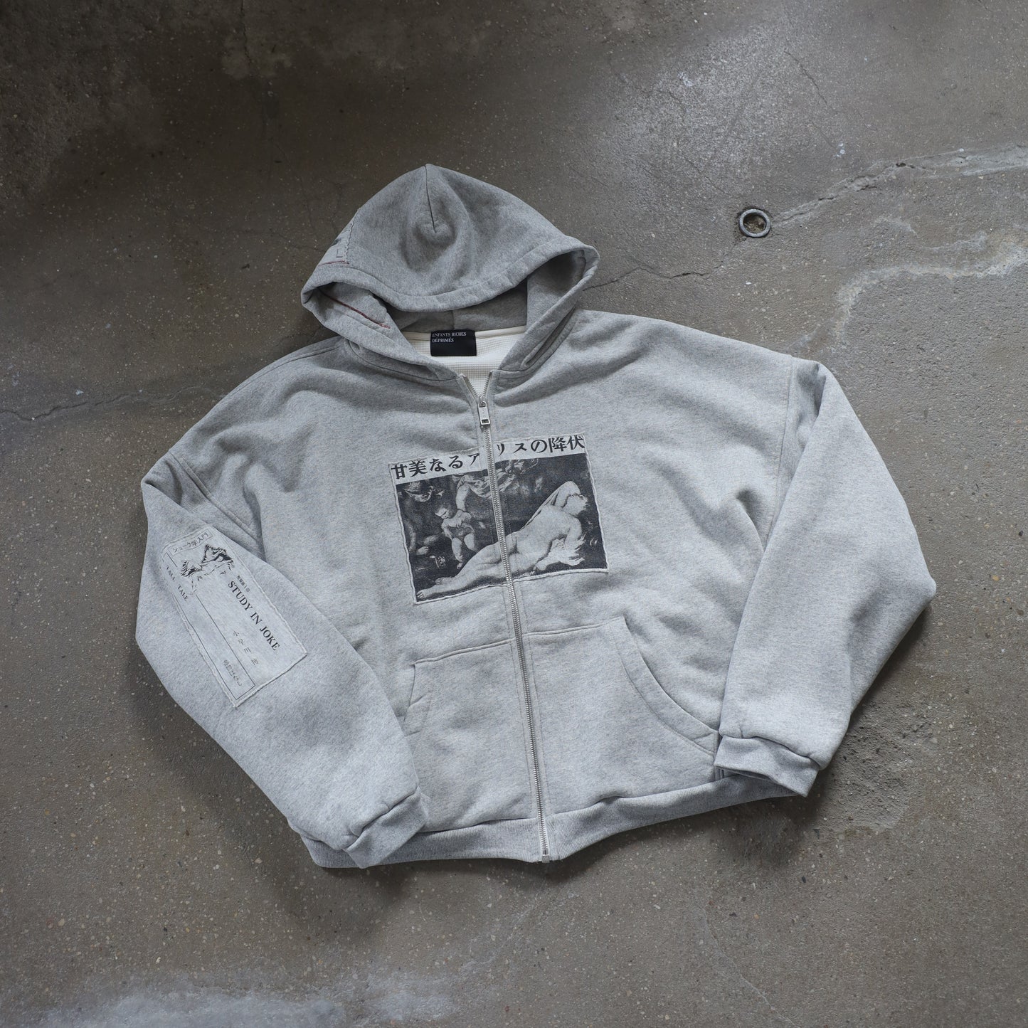 Enfants Riches Deprimes Heather Grey Assemblage Hoodie