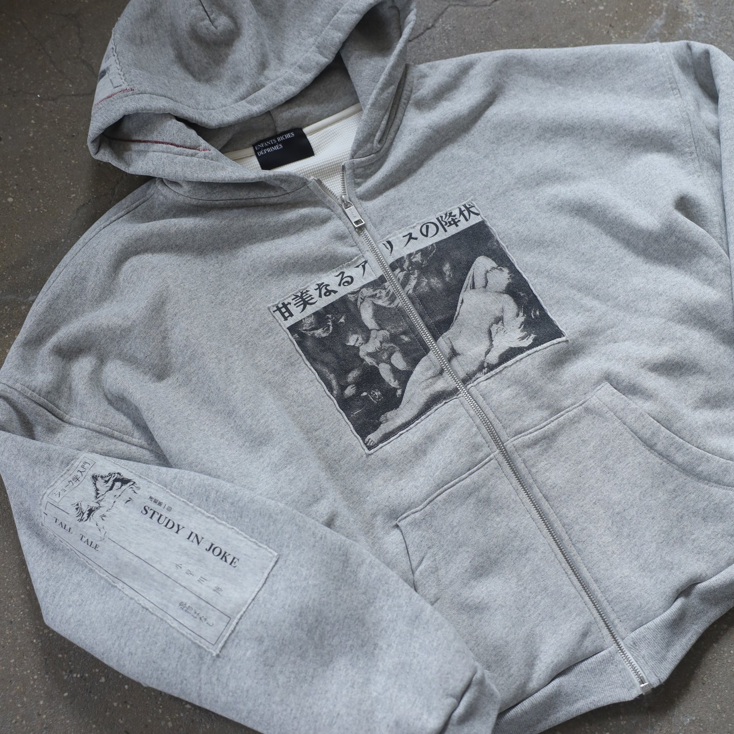 Enfants Riches Deprimes Heather Grey Assemblage Hoodie