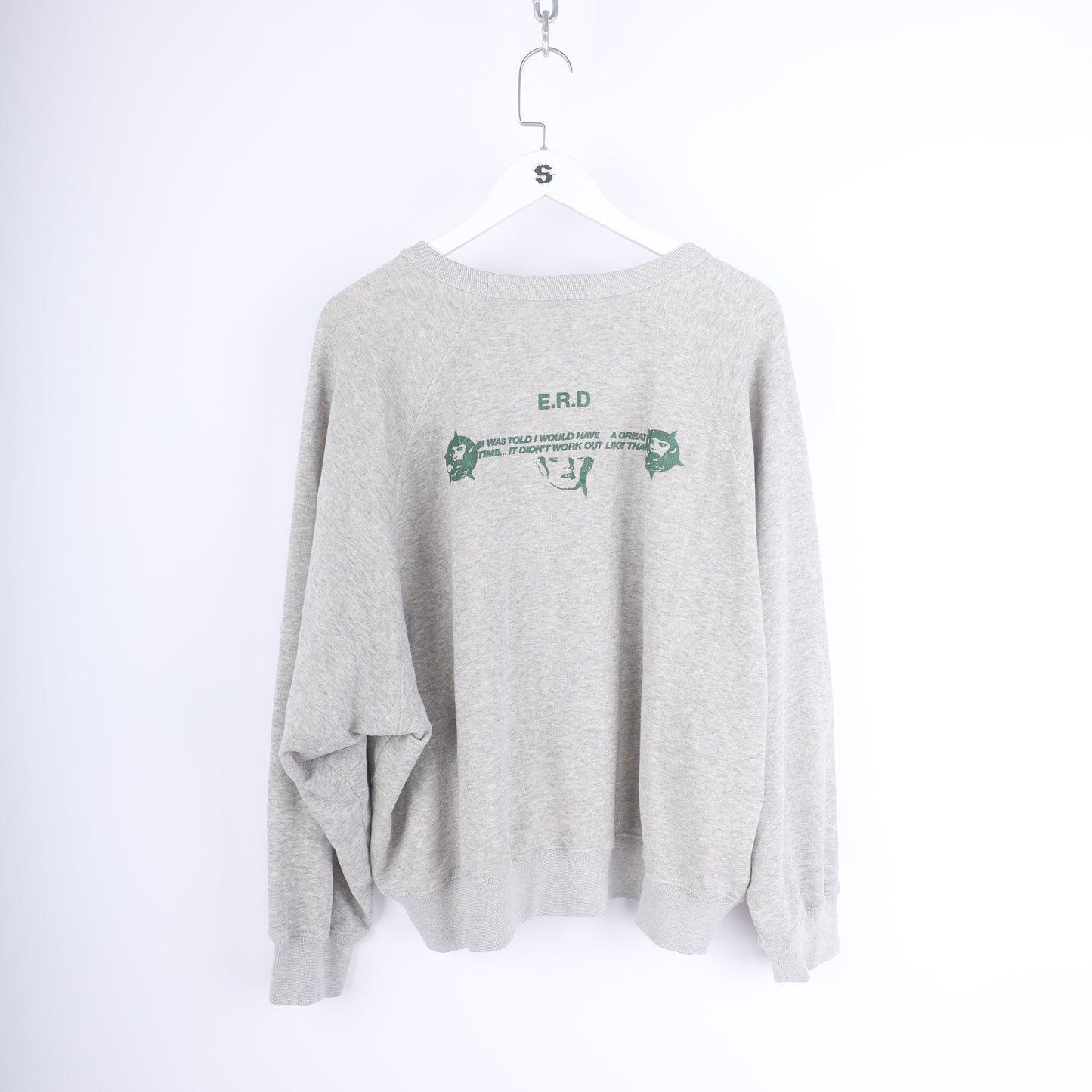 ERD THE DREAM THAT WON'T GO AWAY RAGLAN CREWNECK SWEATSHIRT