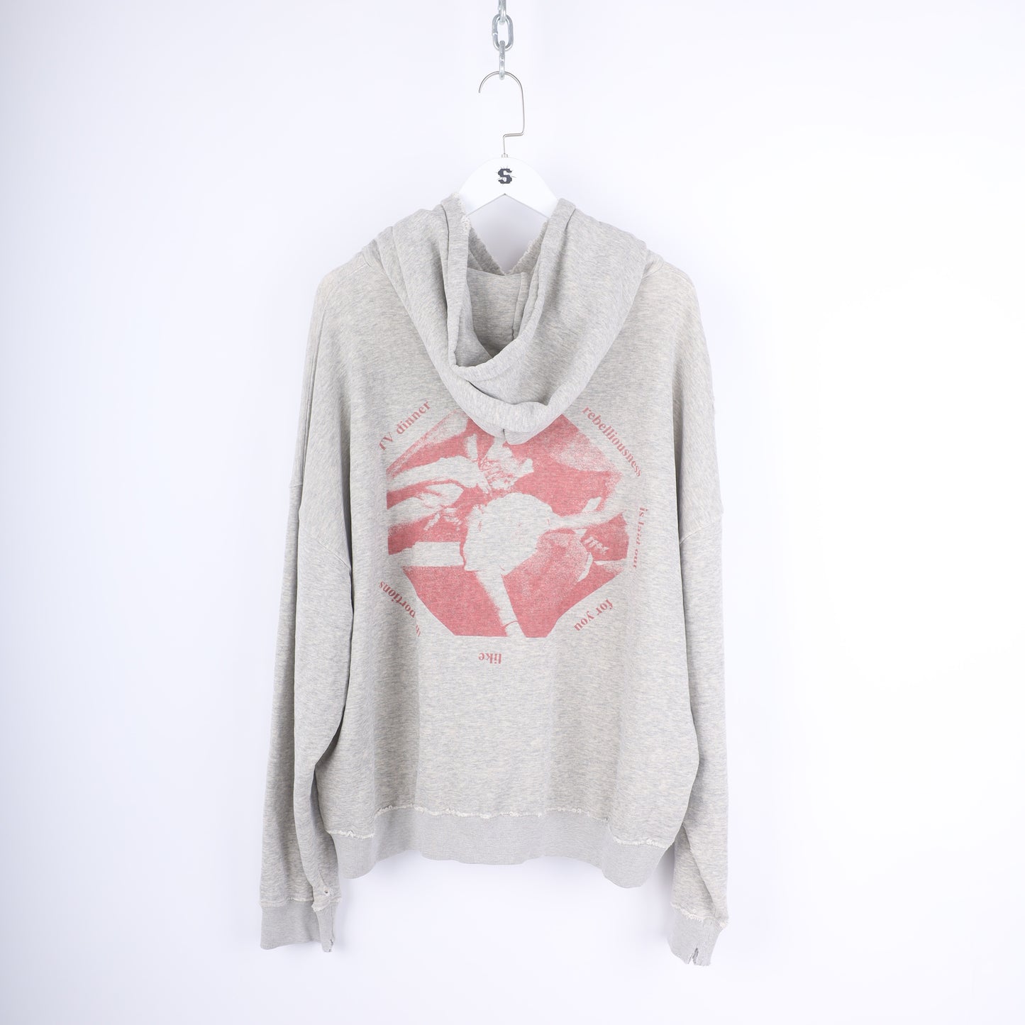 ERD YOU ARE NOTHING HEATHER GREY SWEATSHIRT HOODIE
