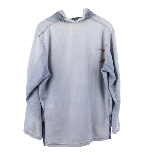 TRUE VINTAGE FADED BLUE FRENCH CHORE JACKET